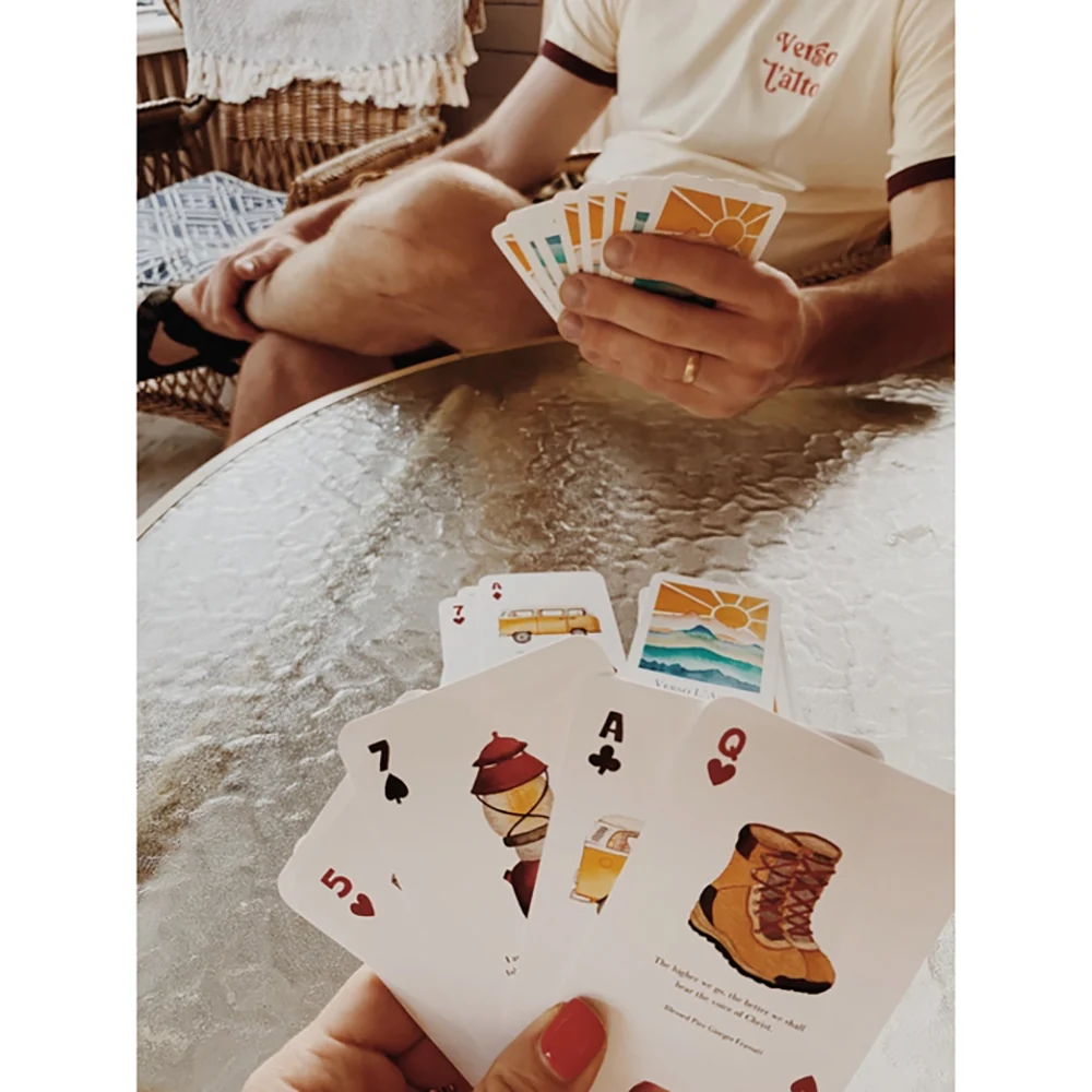St. Pier Giorgio Frassati Camp Playing Cards - Image 2