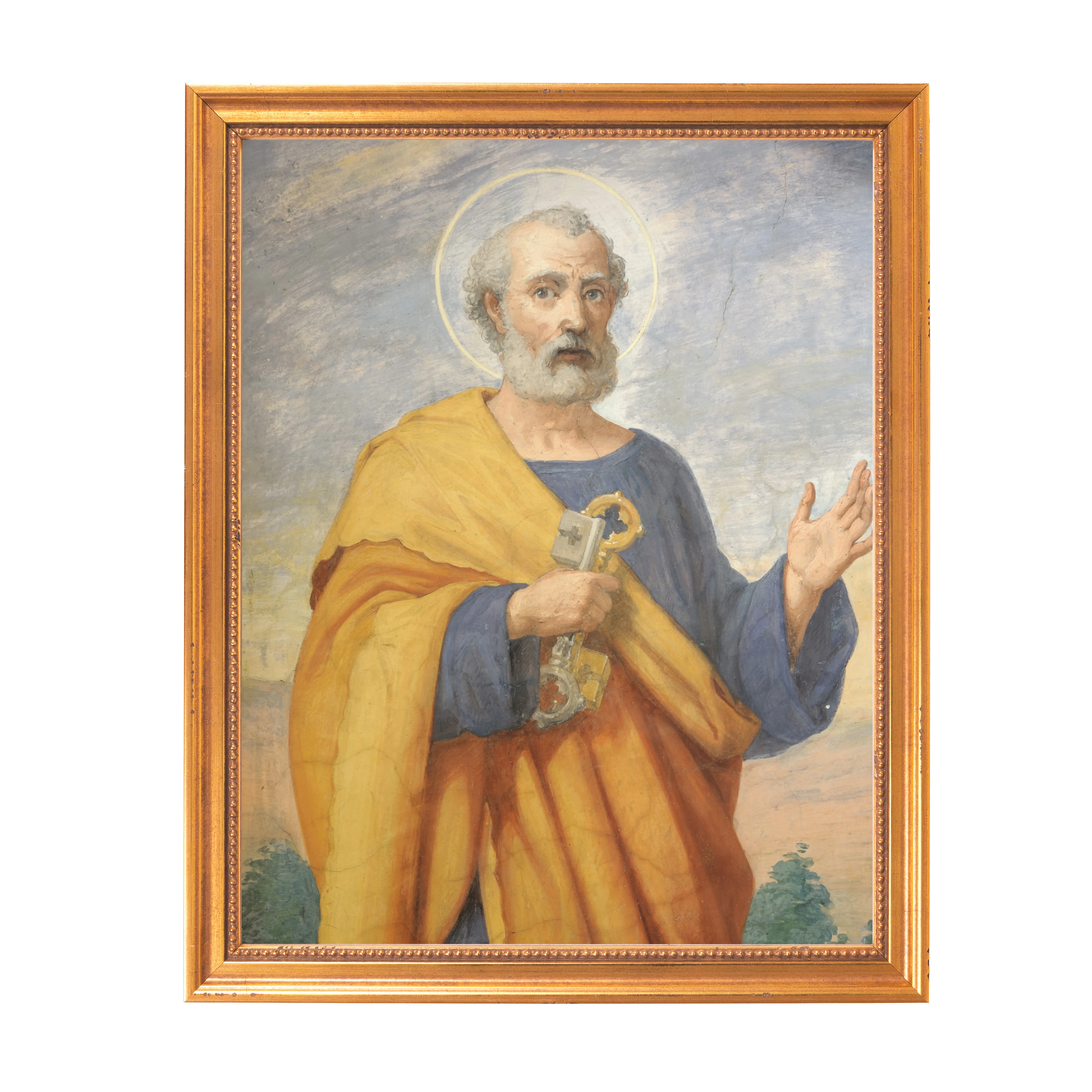 Fresco of St Peter Framed Canvas - Sacred Classics Collection - Image 8
