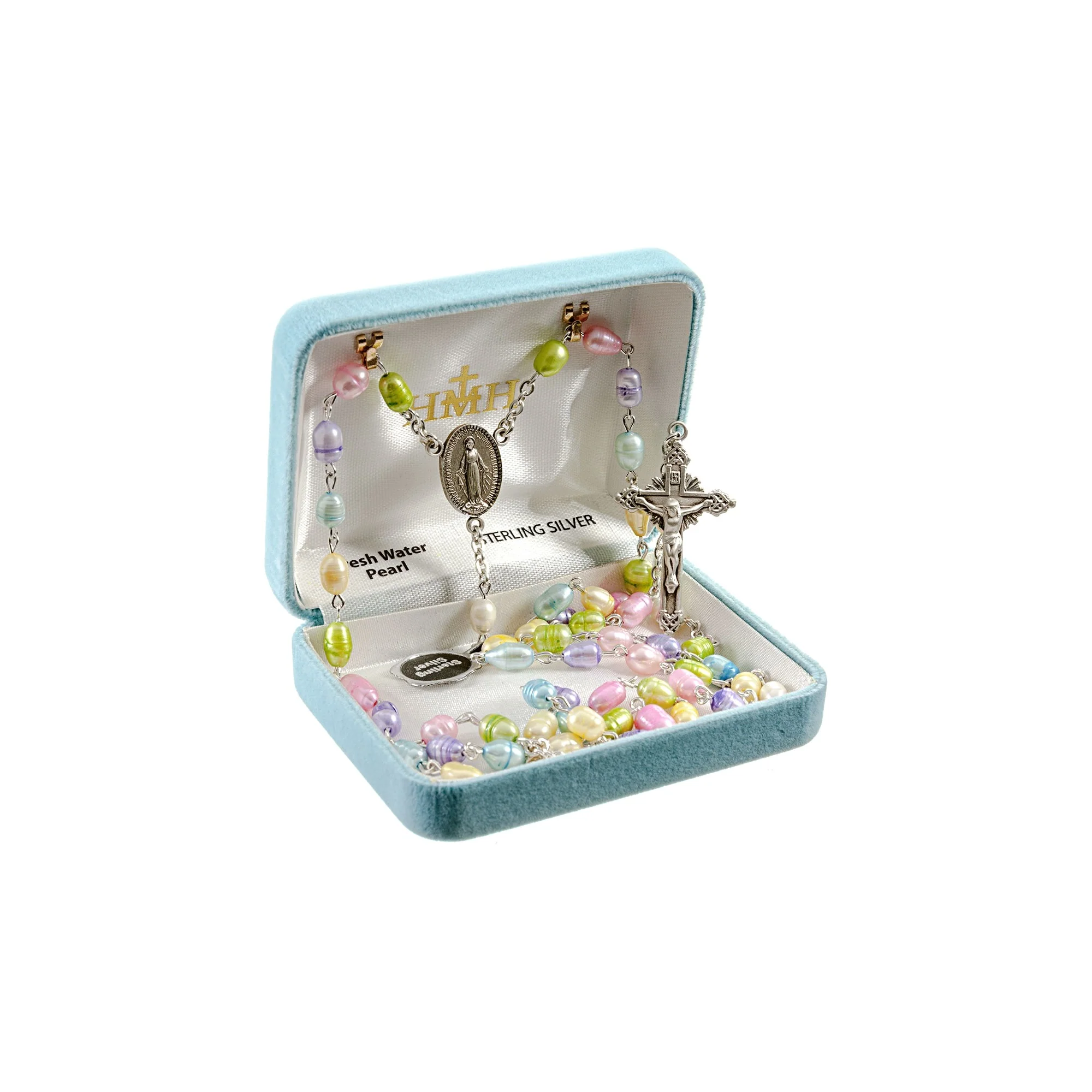 Freshwater Pearl Easter Egg Rosary
