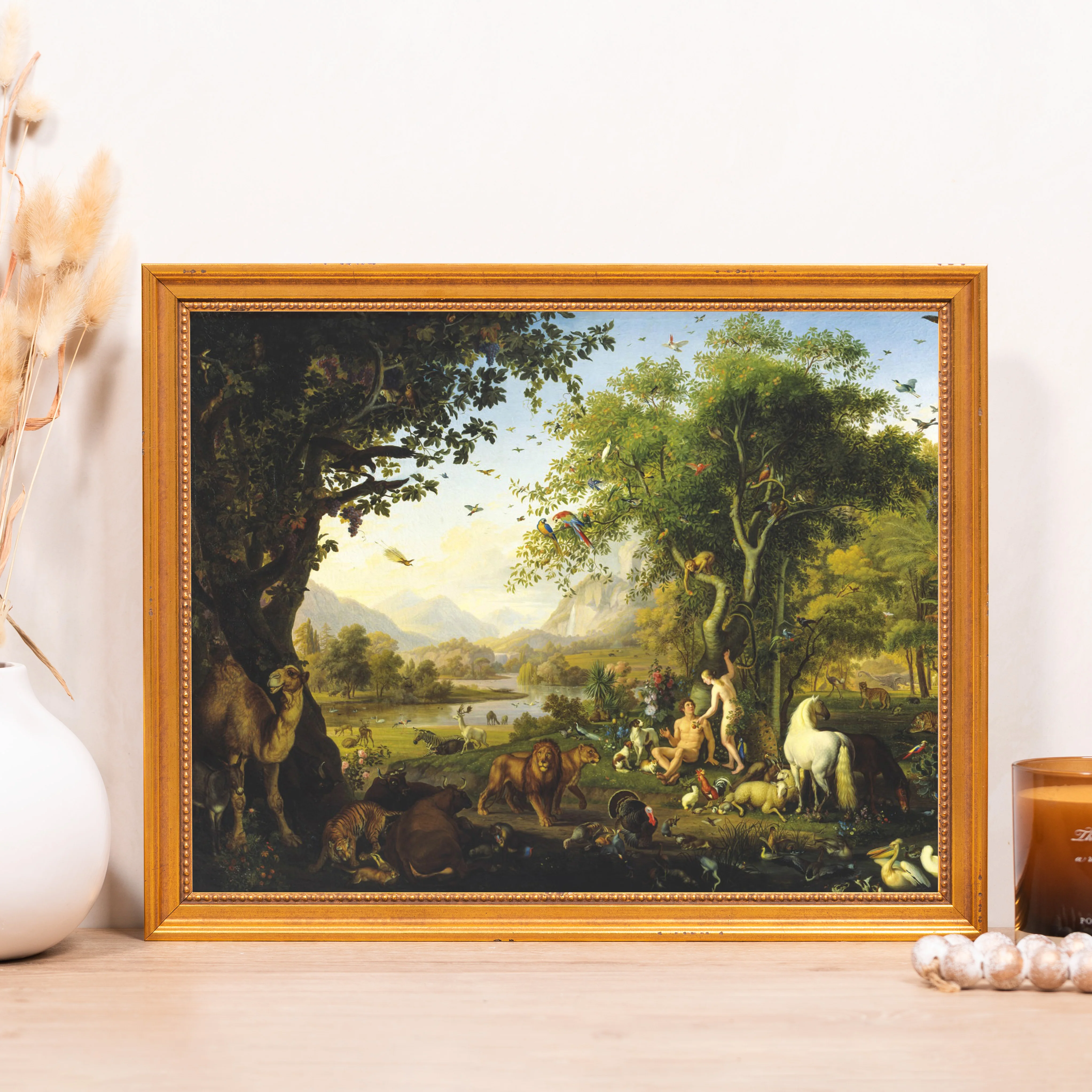 Garden of Eden Framed Canvas - Sacred Classics Collection - Image 4