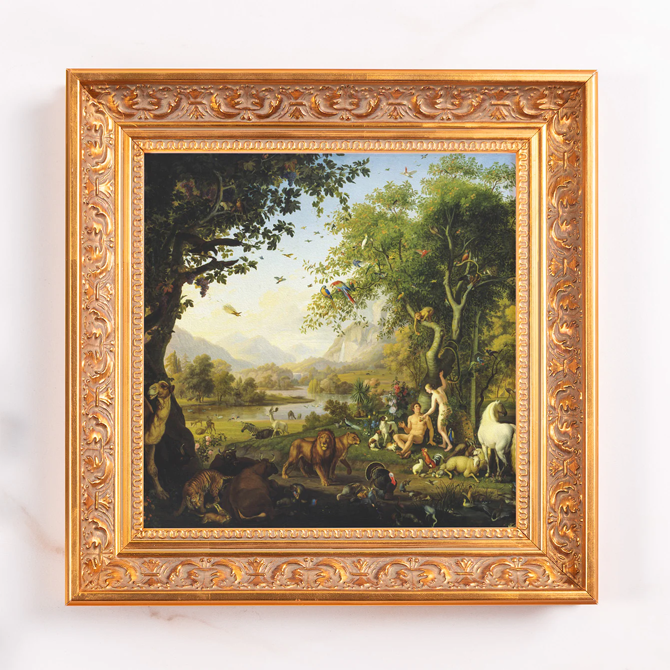 Garden of Eden Framed Canvas - Sacred Mini Collection