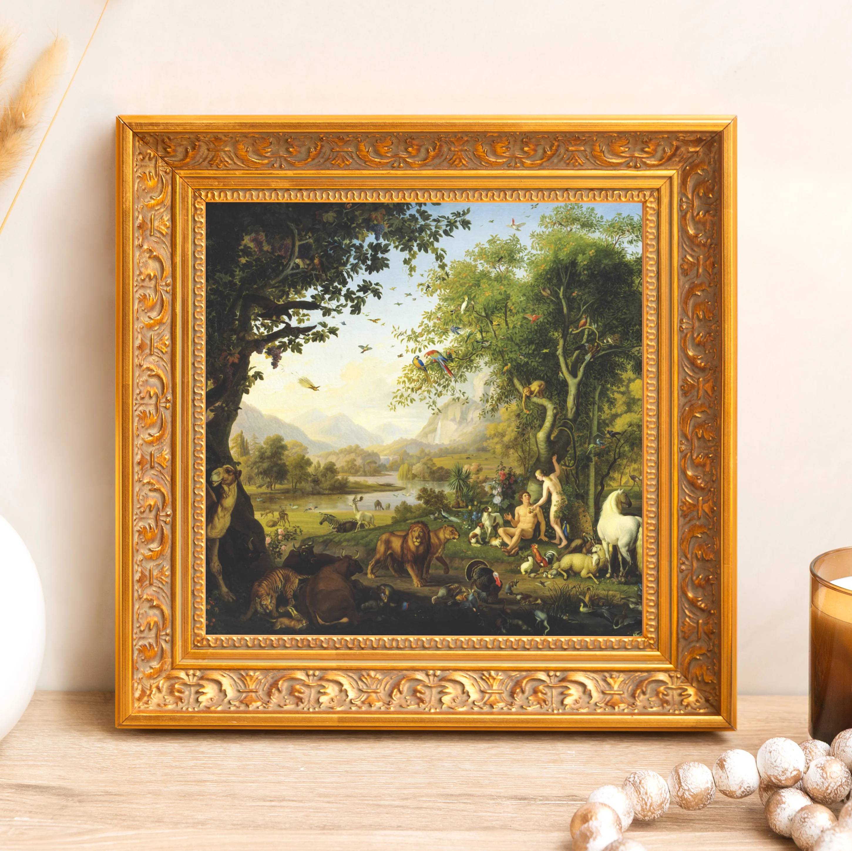 Garden of Eden Framed Canvas - Sacred Mini Collection - Image 4