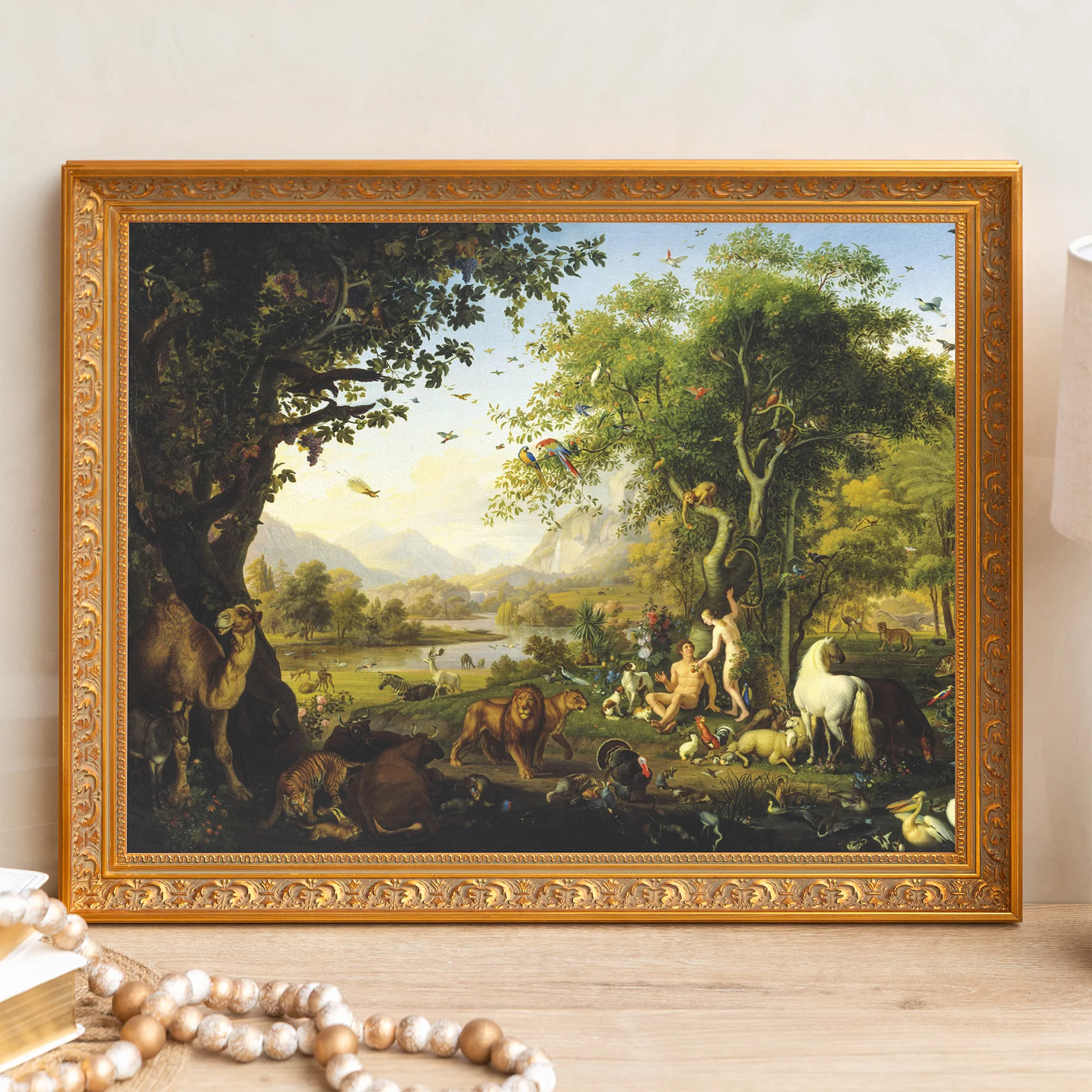 Garden of Eden Framed Canvas - Sacred Signature Collection