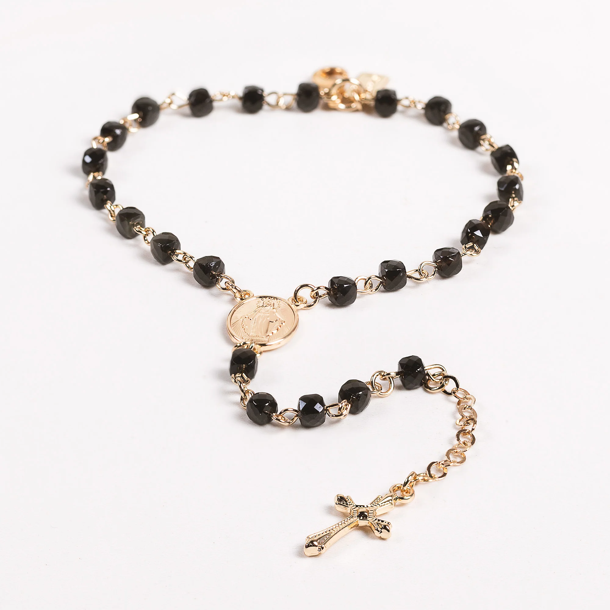 Gemstone 2-Decade Rosary Bracelet - Multiple Colors - Image 6