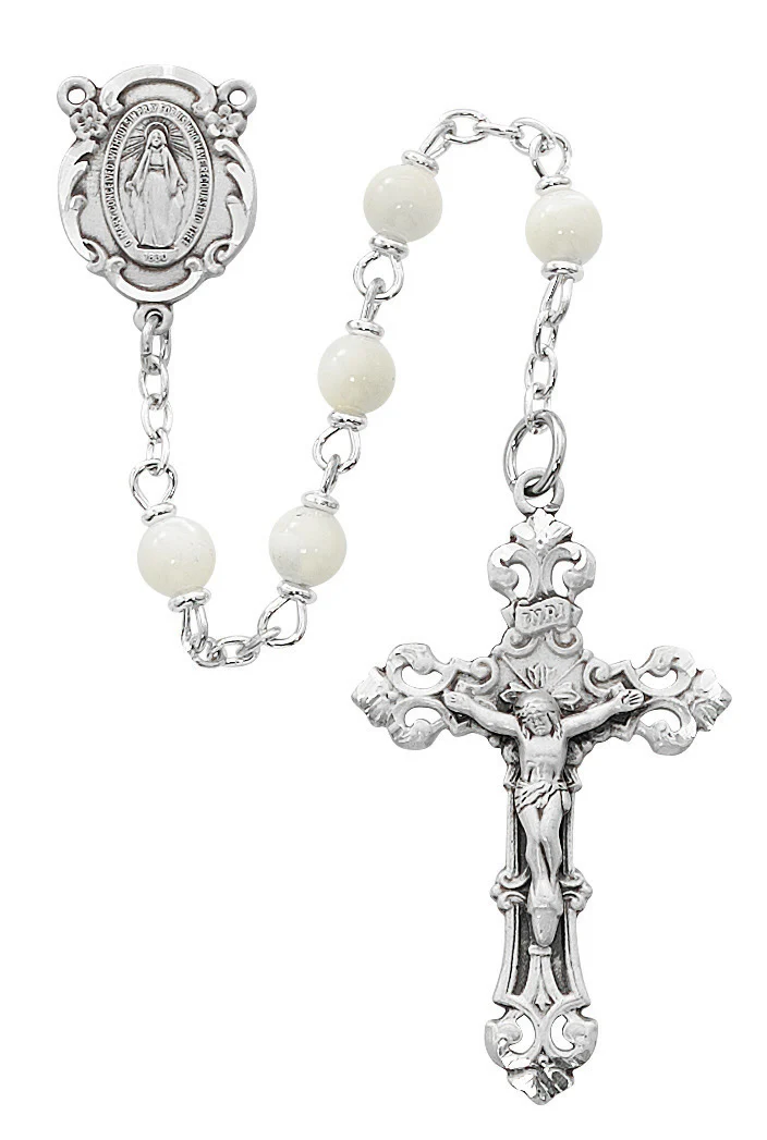 Genuine Mother of Pearl Rosary - 2600449