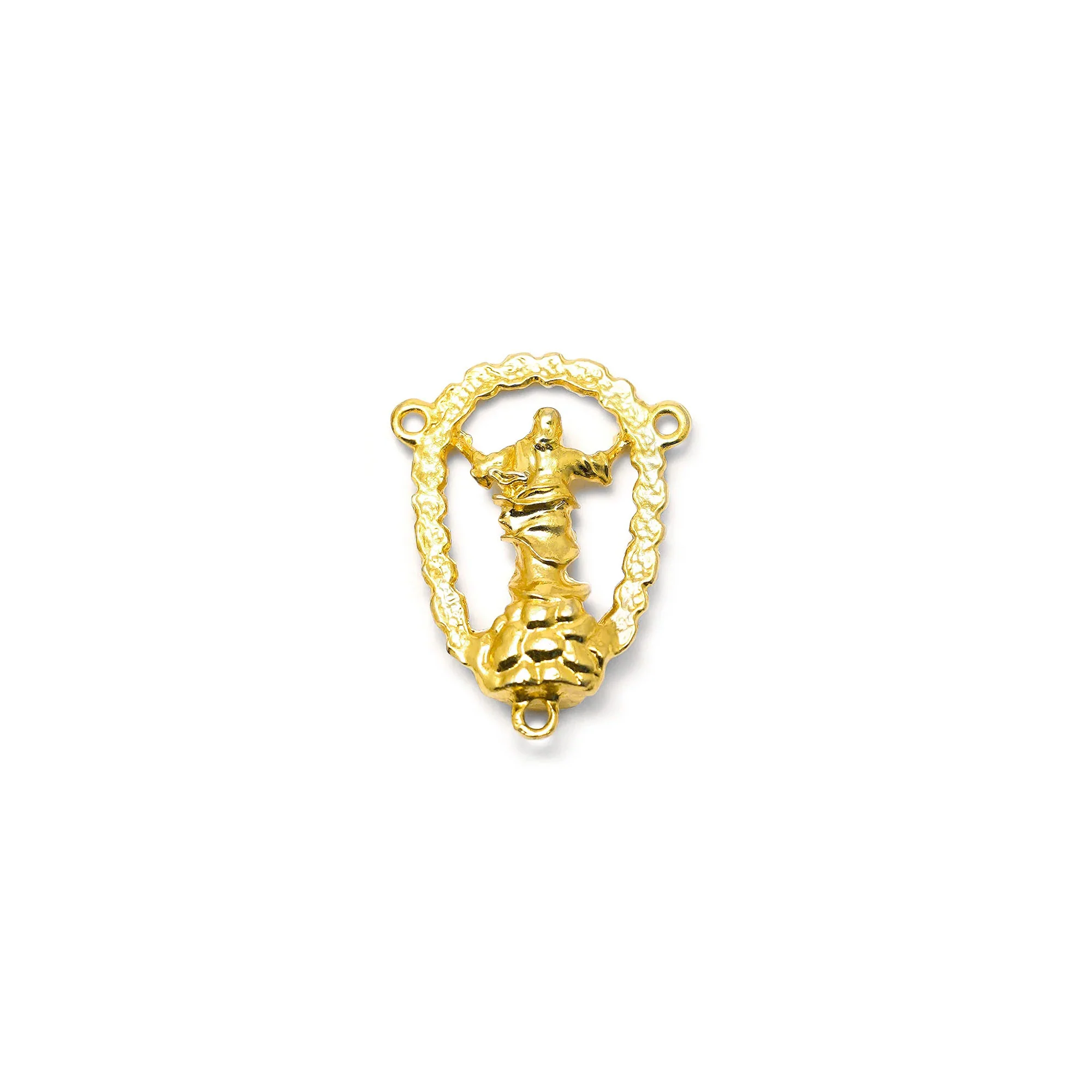 Ghirelli Aulite & Red Tiger Eye Risen Christ Rosary - Image 6