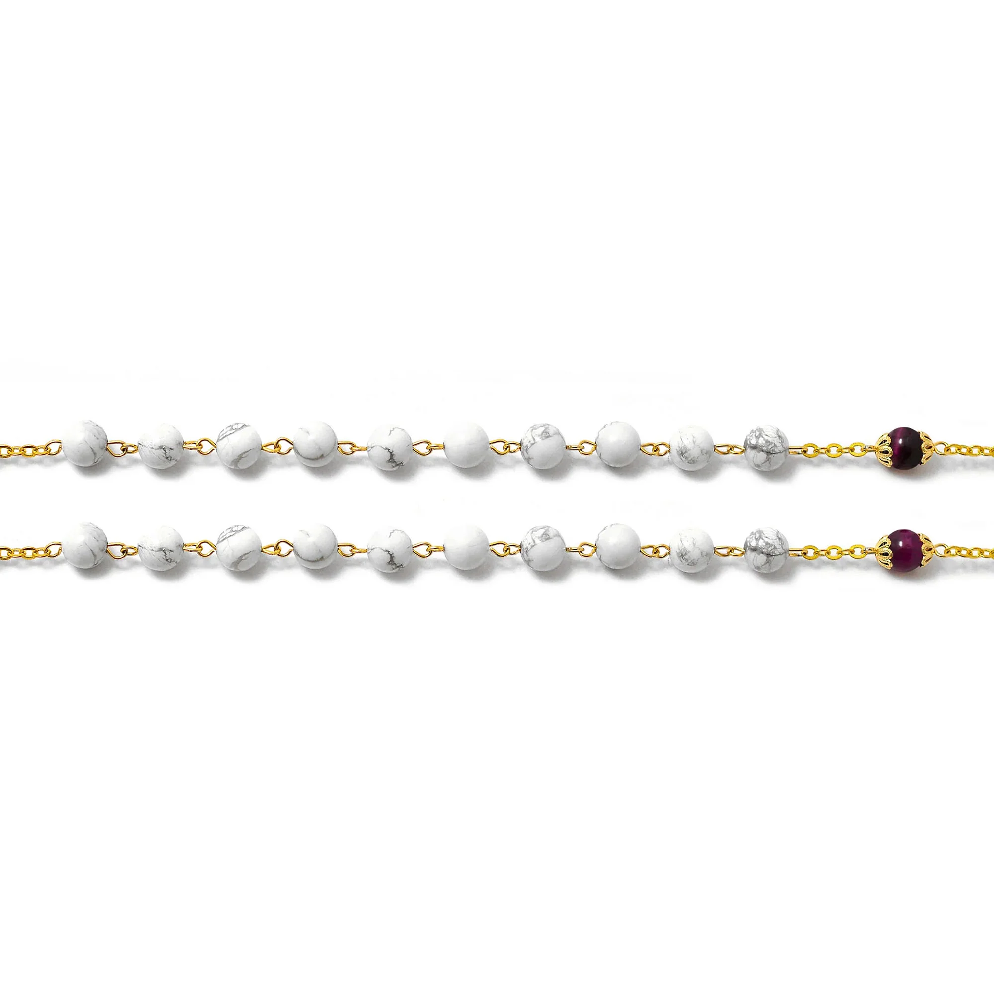 Ghirelli Aulite & Red Tiger Eye Risen Christ Rosary - Image 7