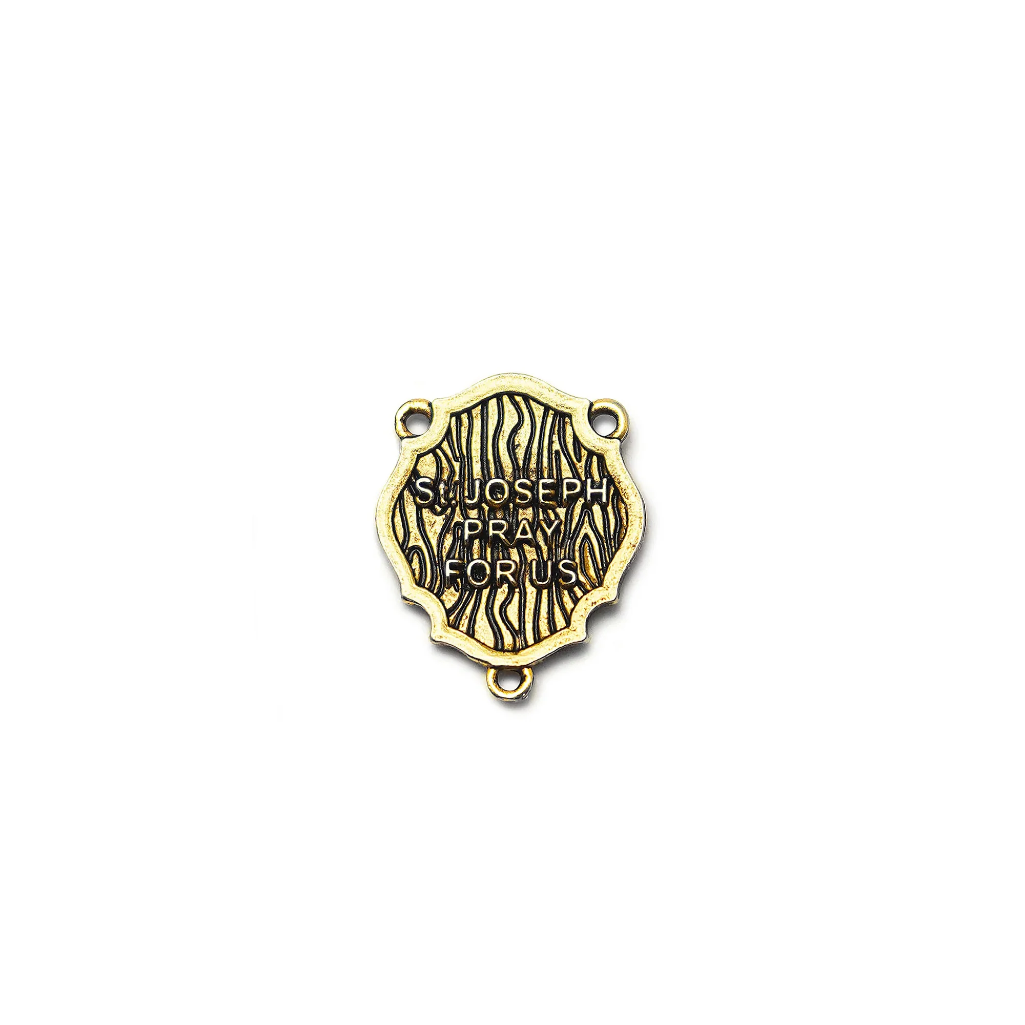 Ghirelli Gold & Jasper St. Joseph Rosary - Image 4