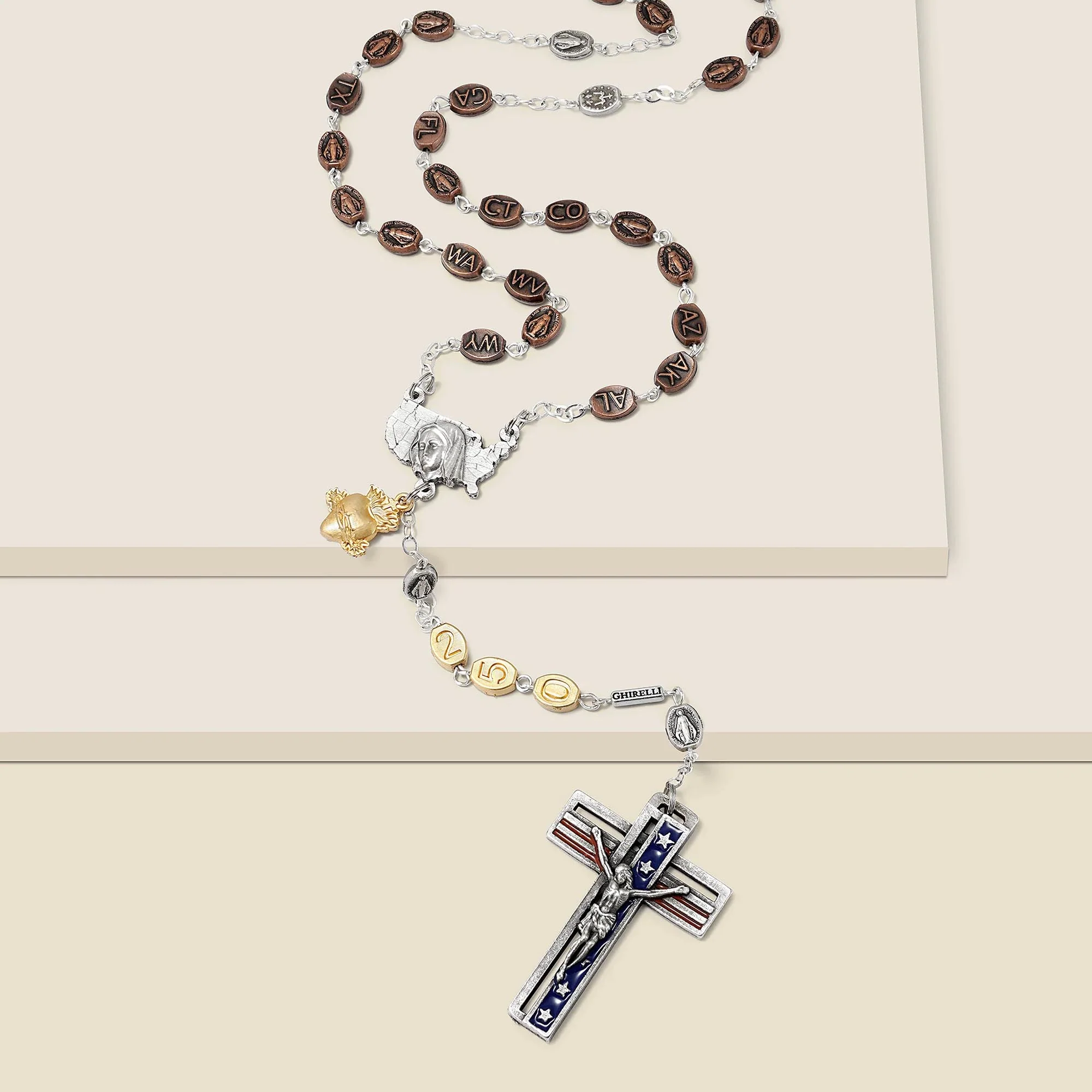 Ghirelli Limited Edition The United States 250th Anniversary Rosary - Image 10