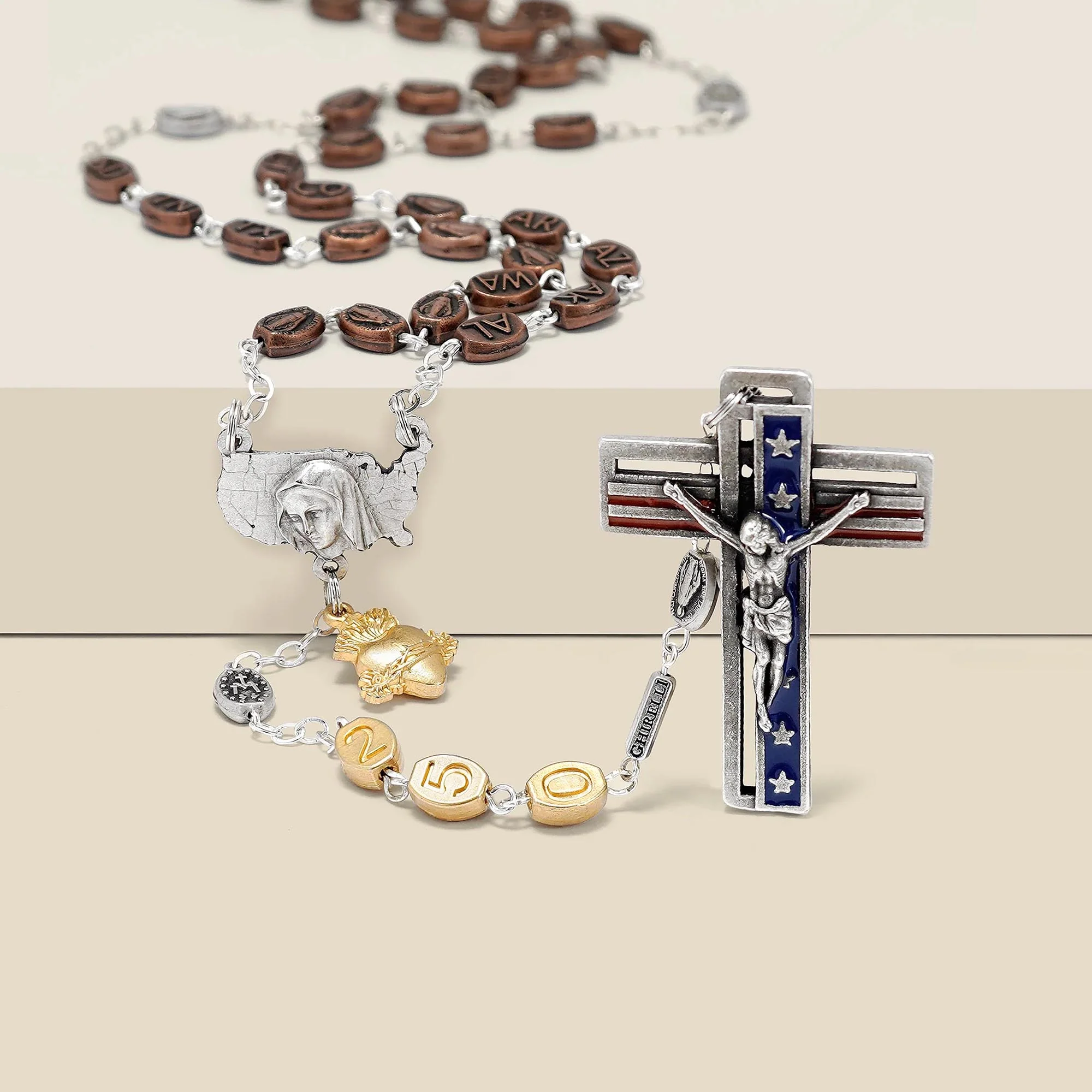 Ghirelli Limited Edition The United States 250th Anniversary Rosary - Image 9