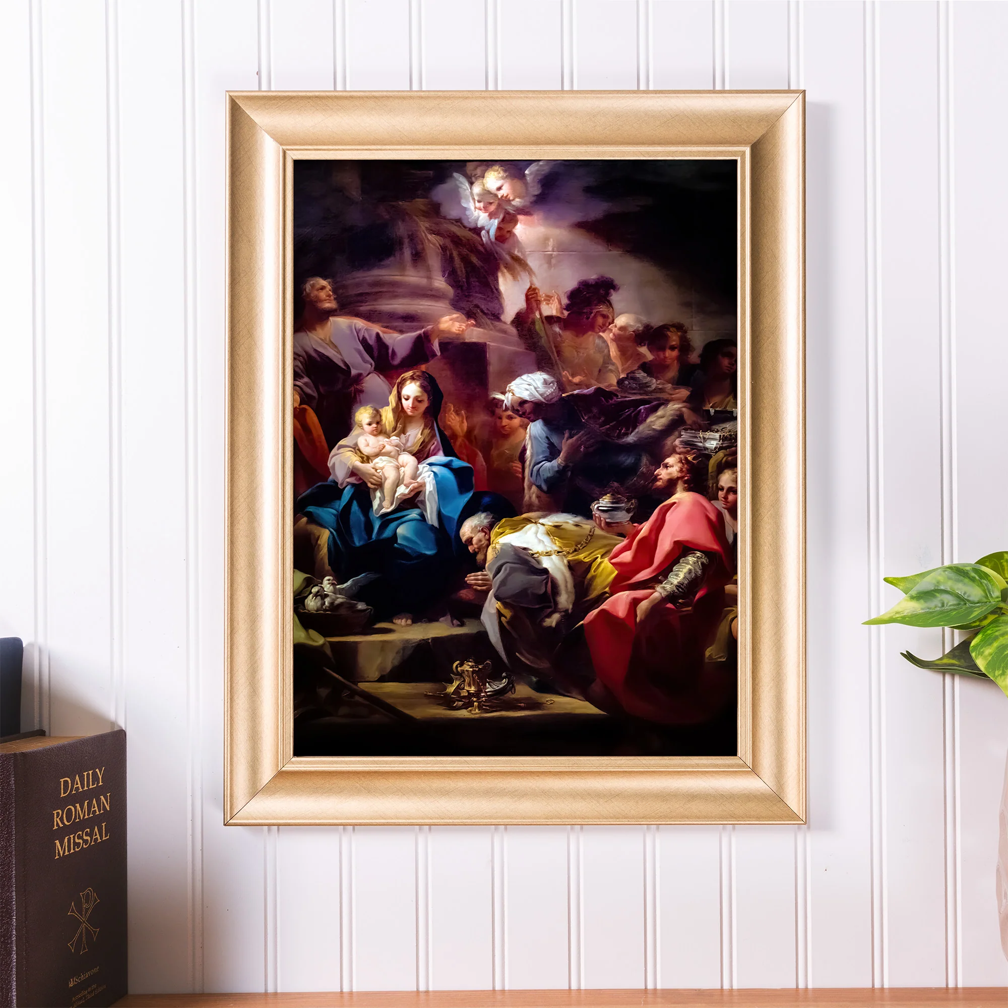 Giaquinto Adoration of the Magi Gold Framed Print - Multiple Sizes - Image 4
