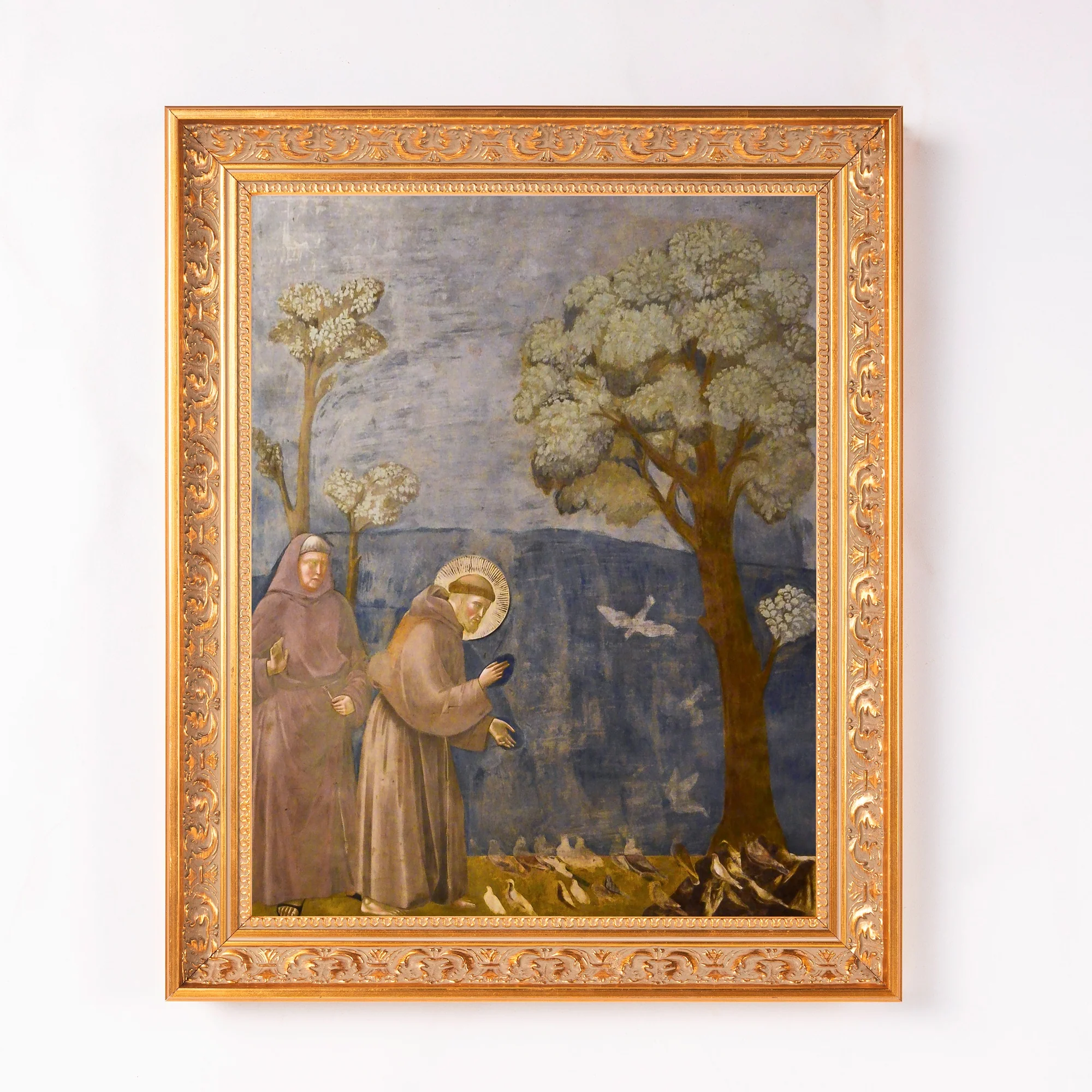 Giotto's Legend of St. Francis Framed Canvas - Sacred Classics Collection - Image 7