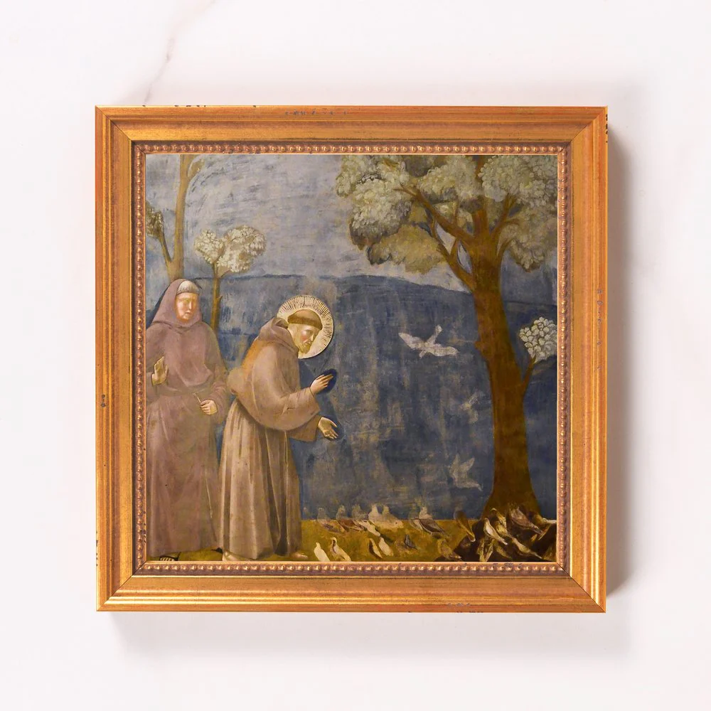 Giotto's Legend of St. Francis Framed Canvas - Sacred Mini Collection - Image 5