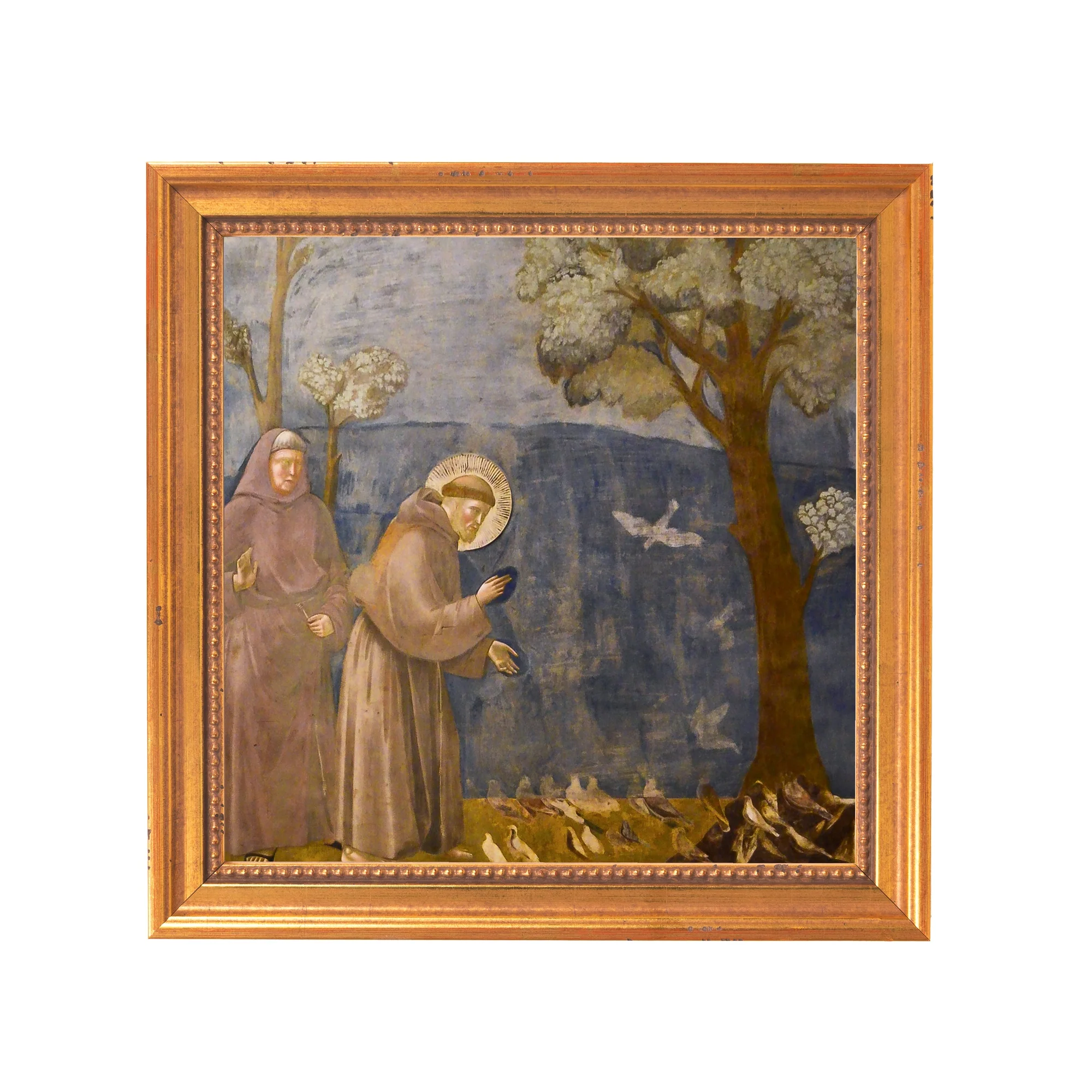 Giotto's Legend of St. Francis Framed Canvas - Sacred Mini Collection - Image 6