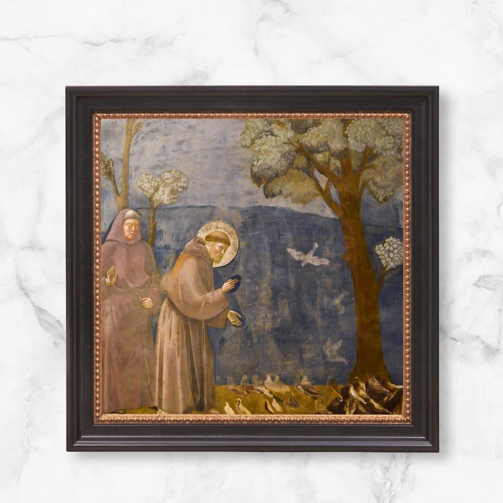 Giotto's Legend of St. Francis Framed Canvas - Sacred Mini Collection - Image 9