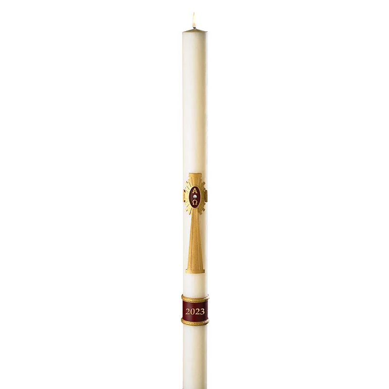 Gloria Cross Paschal Candle