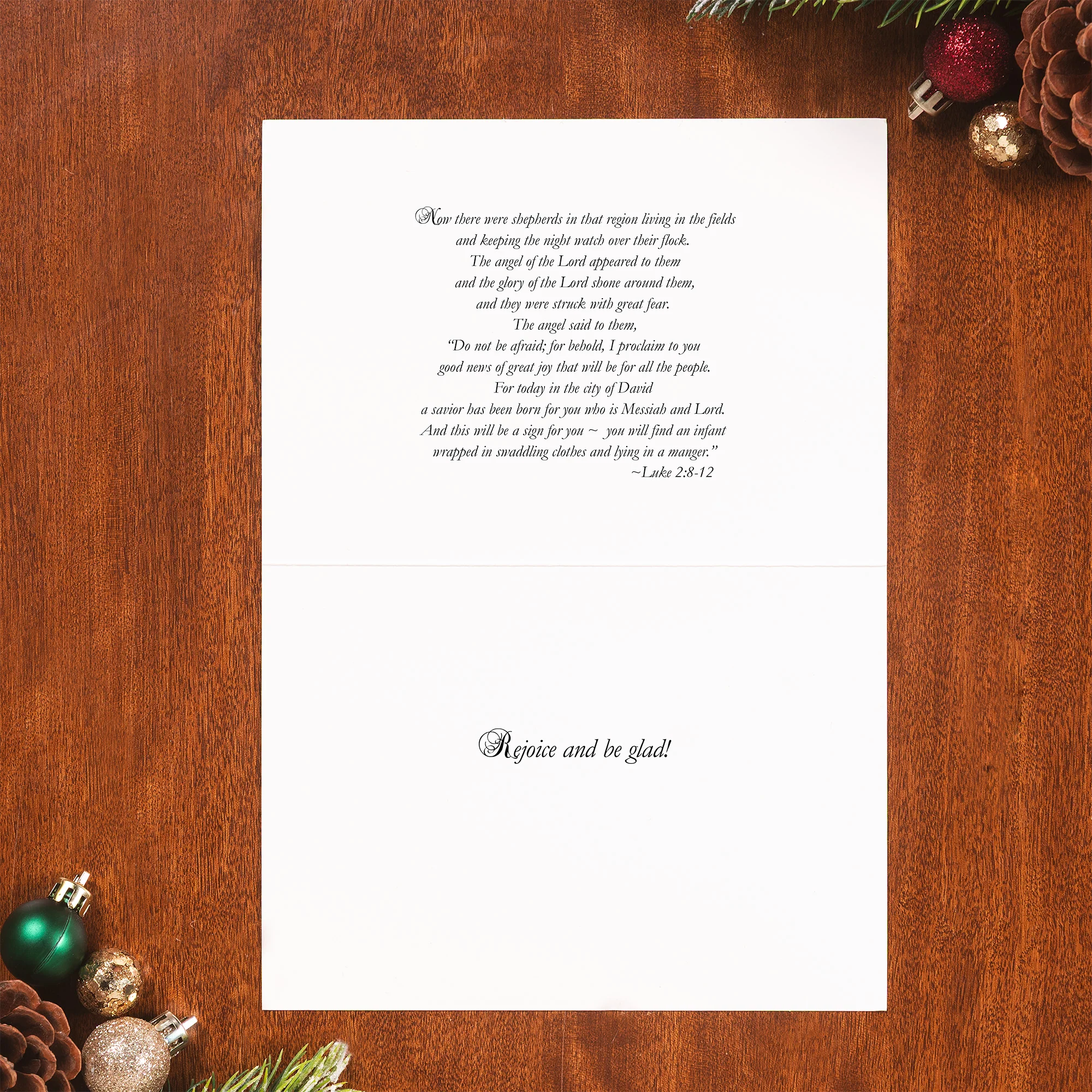 Gloria Nativity Christmas Cards - Set of 20 - Image 2