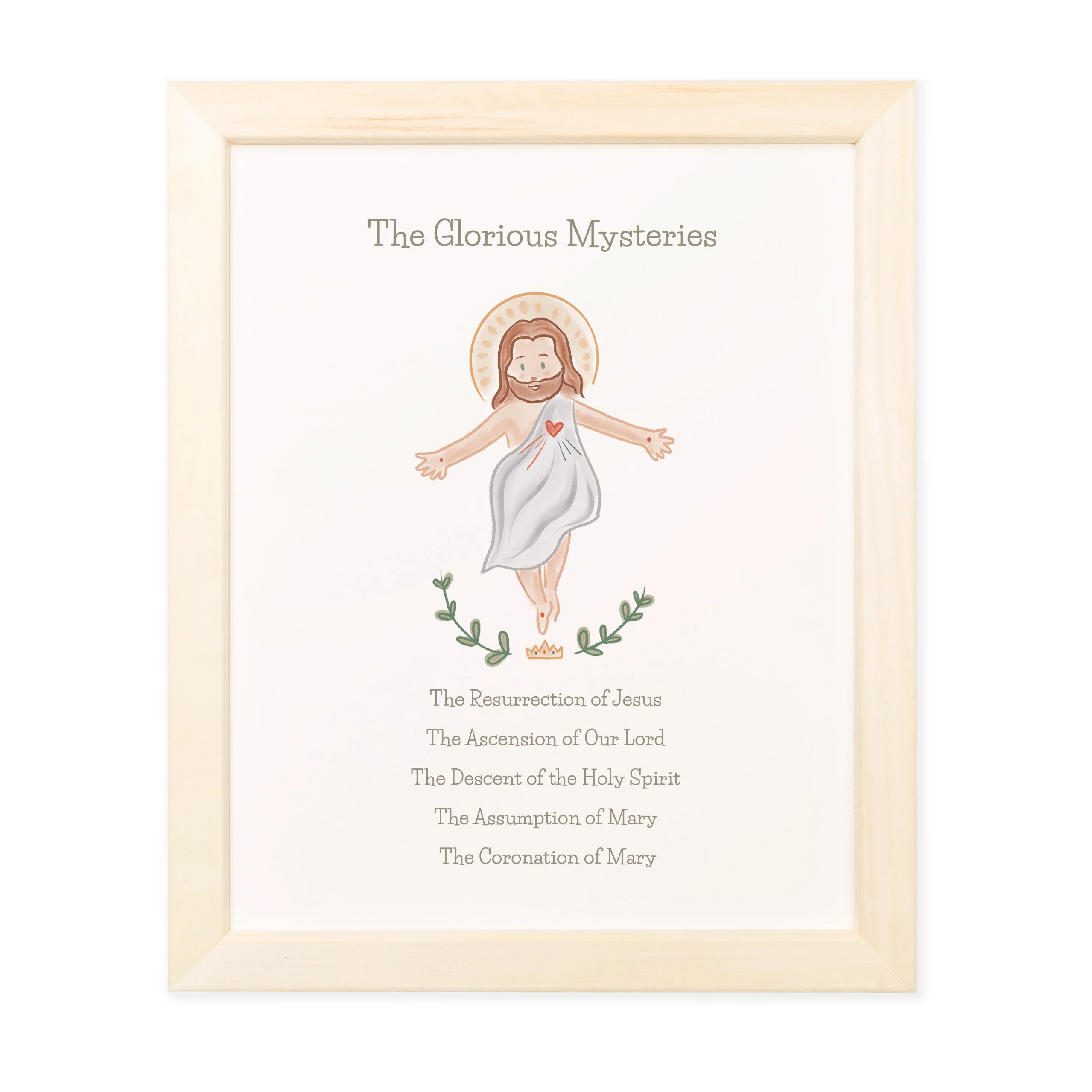 Glorious Mysteries for Kids Framed Print - Image 2