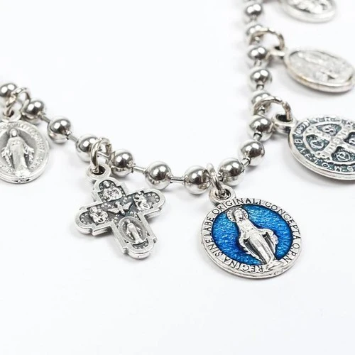 Glory Saints and Angels Necklace in Silver - Image 2