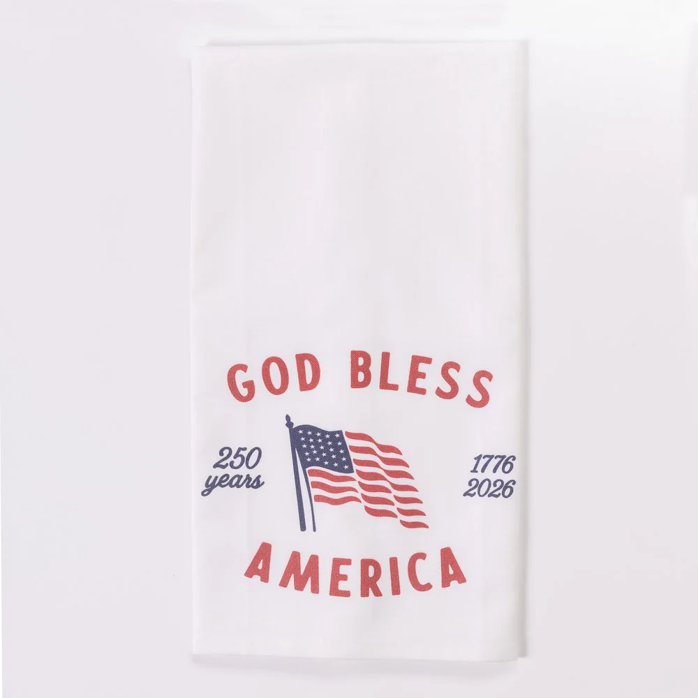God Bless America 250th Commemorative Dish Towel
