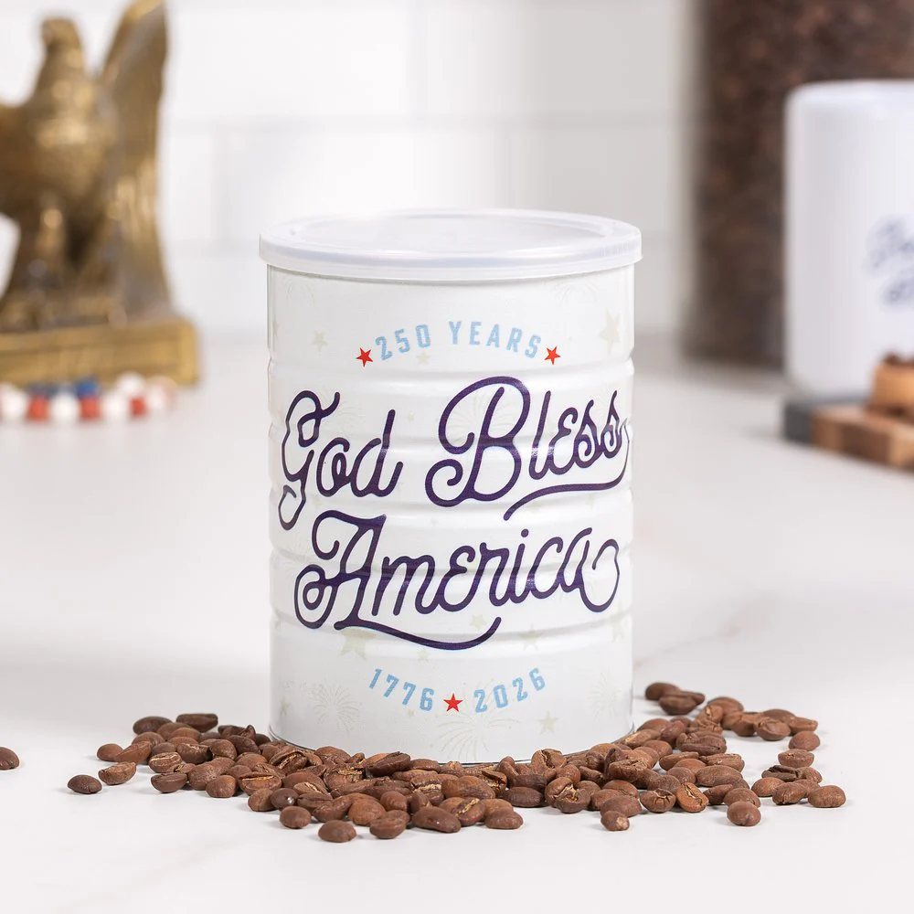 God Bless America Medium Roast Coffee in 250th Anniversary Commemorative Can - Image 5