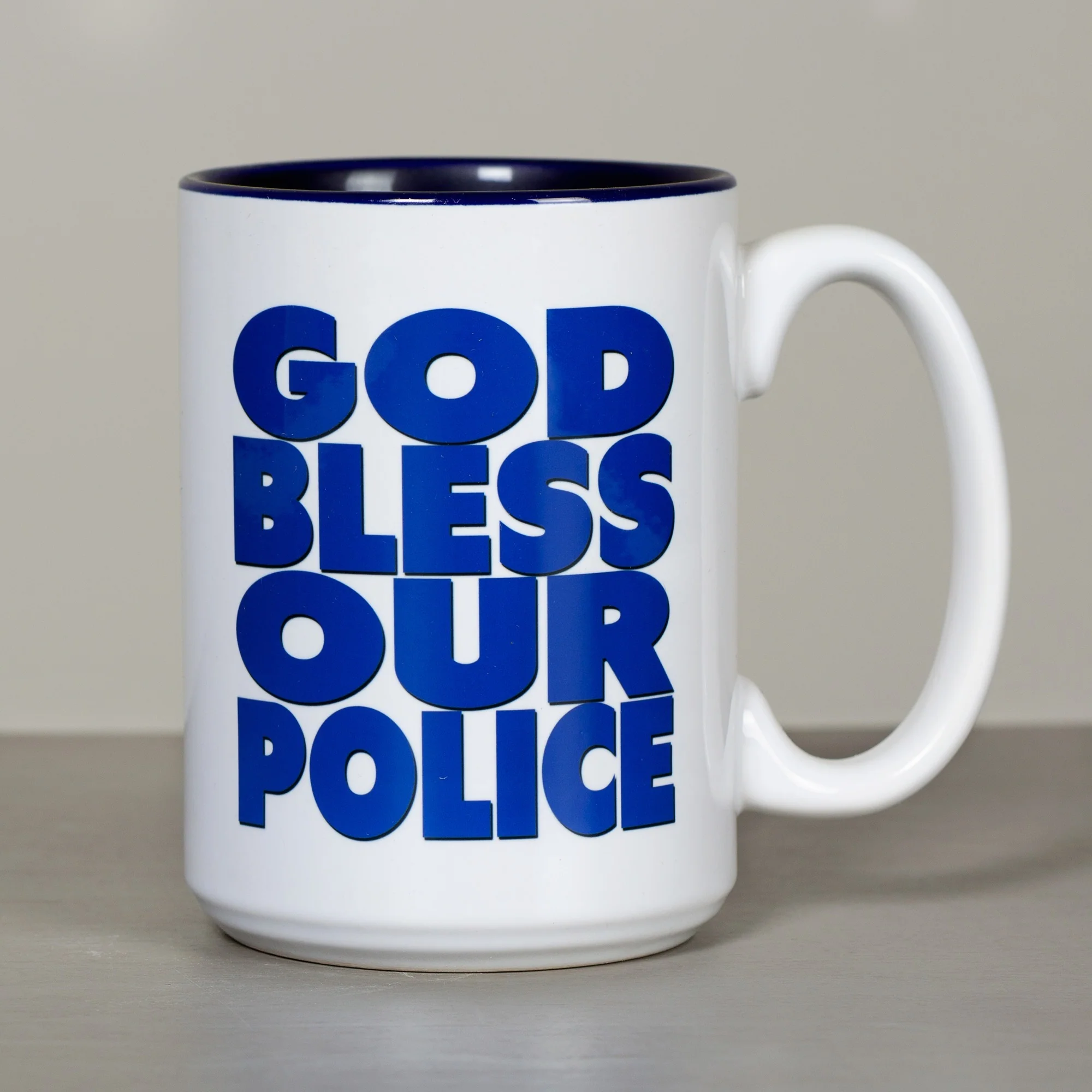 God Bless Our Police Mug