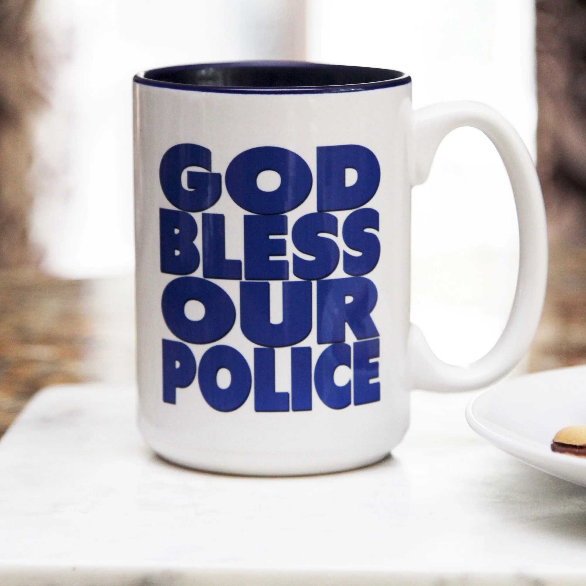 God Bless Our Police Mug - Image 4