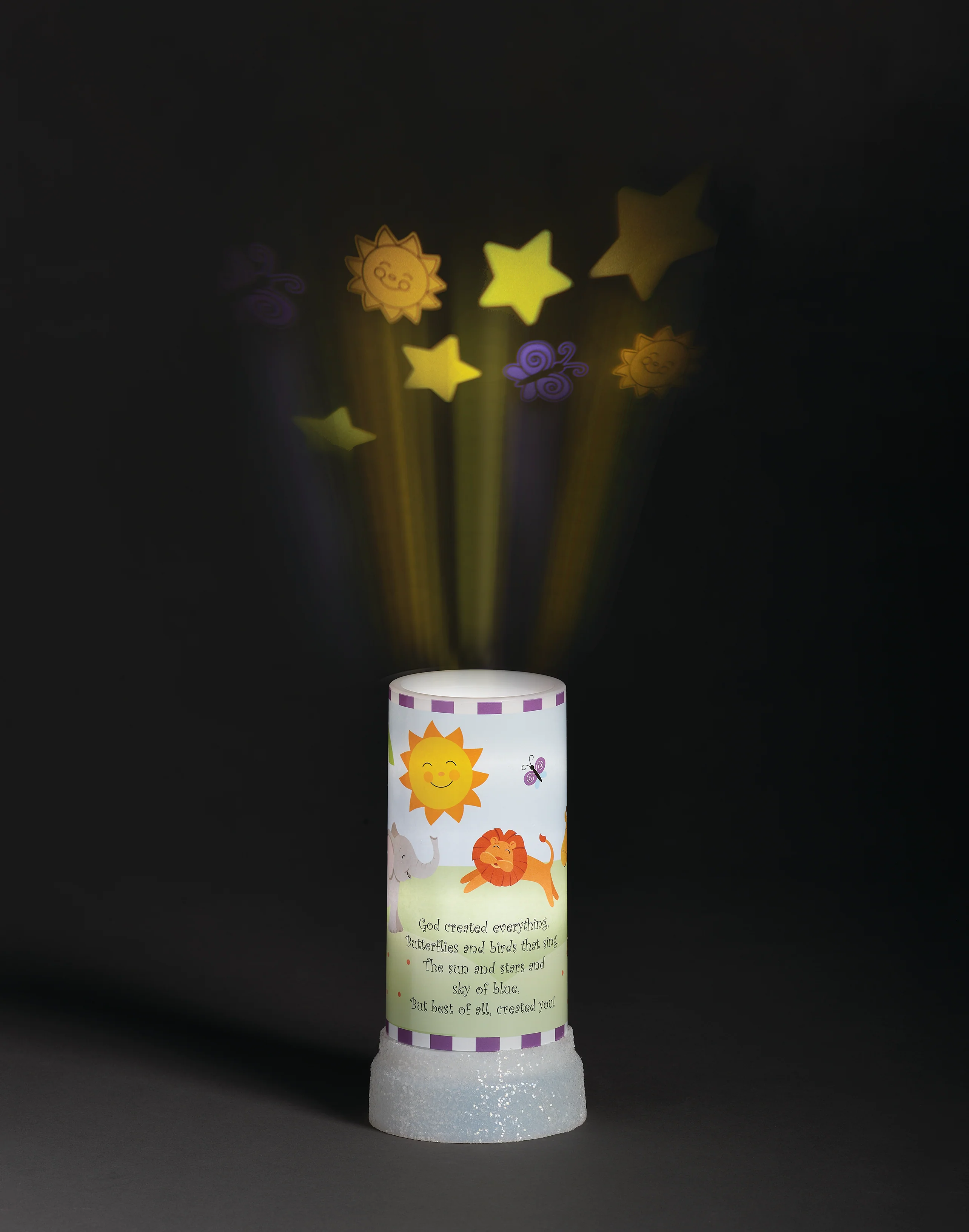 God Created Everything LED Projector Night Light