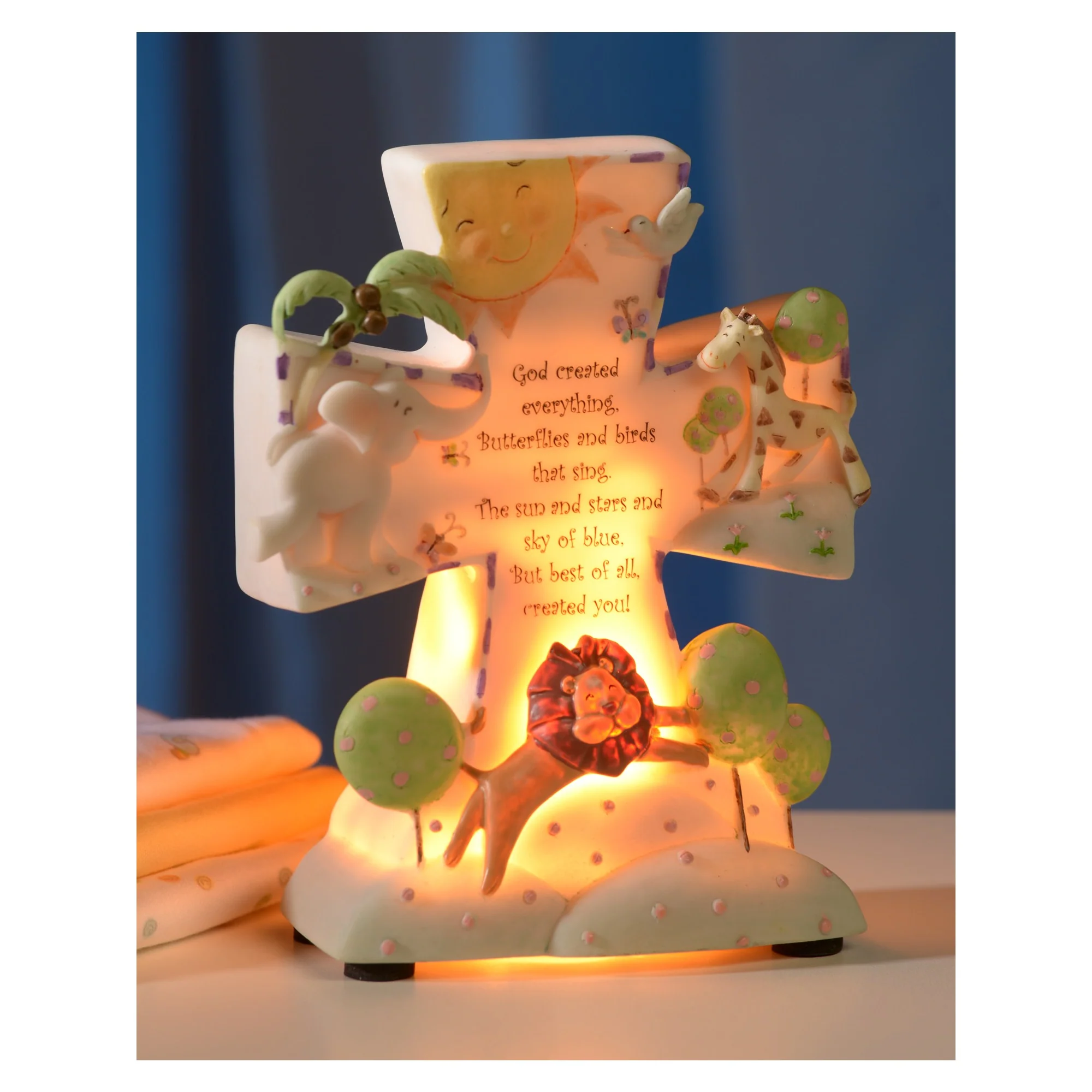 God Created Everything Night Light - Image 2