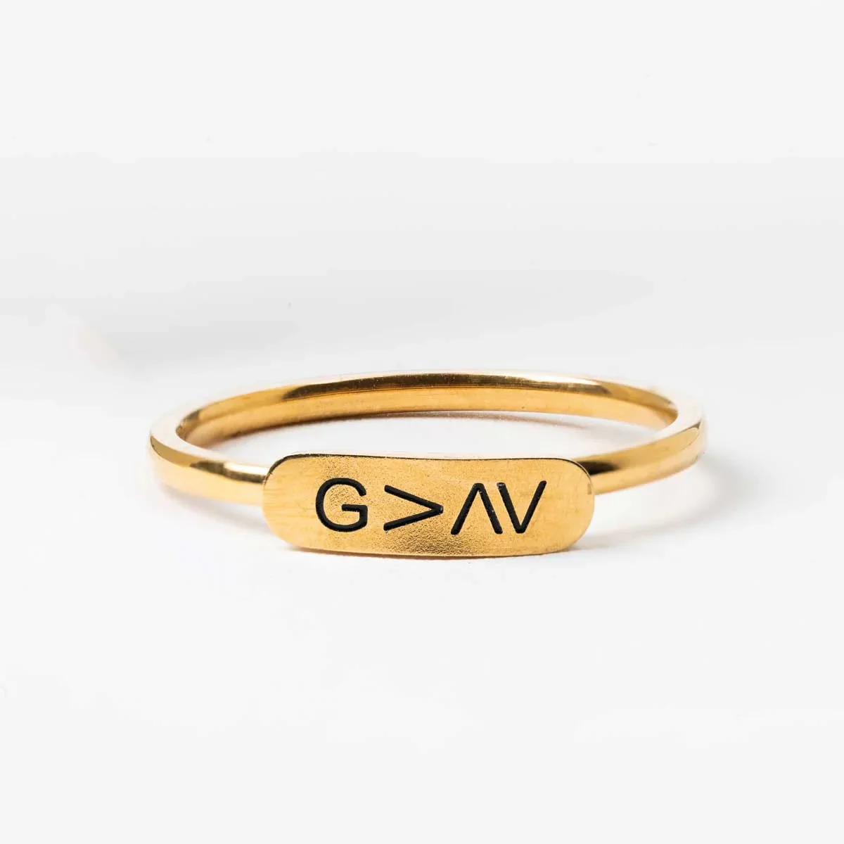 God is Greater Women's Ring - Size 7