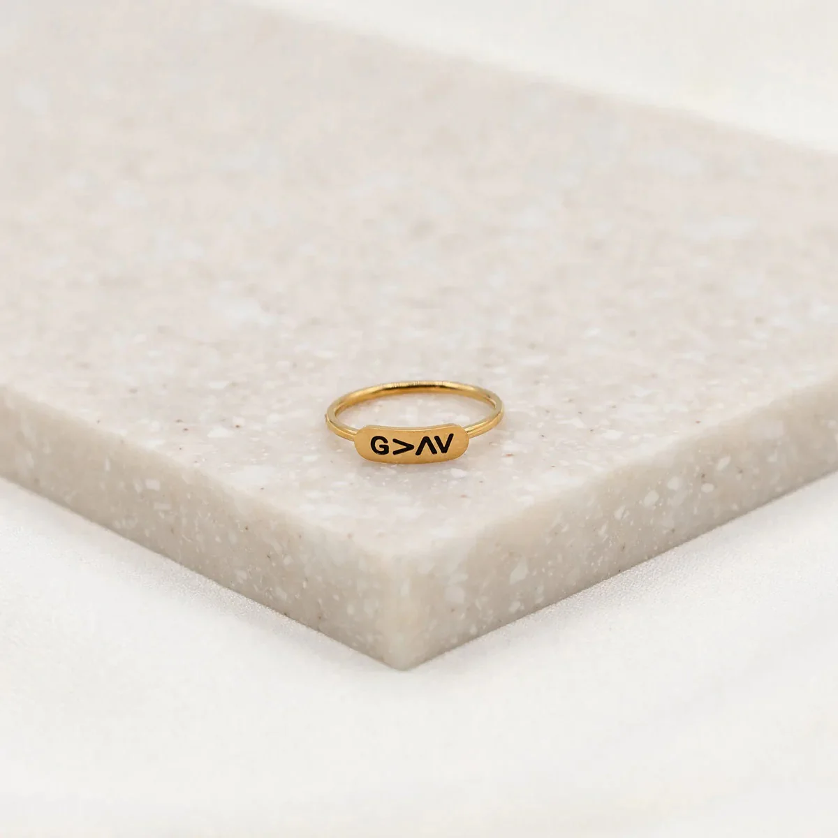 God is Greater Women's Ring - Size 7 - Image 2