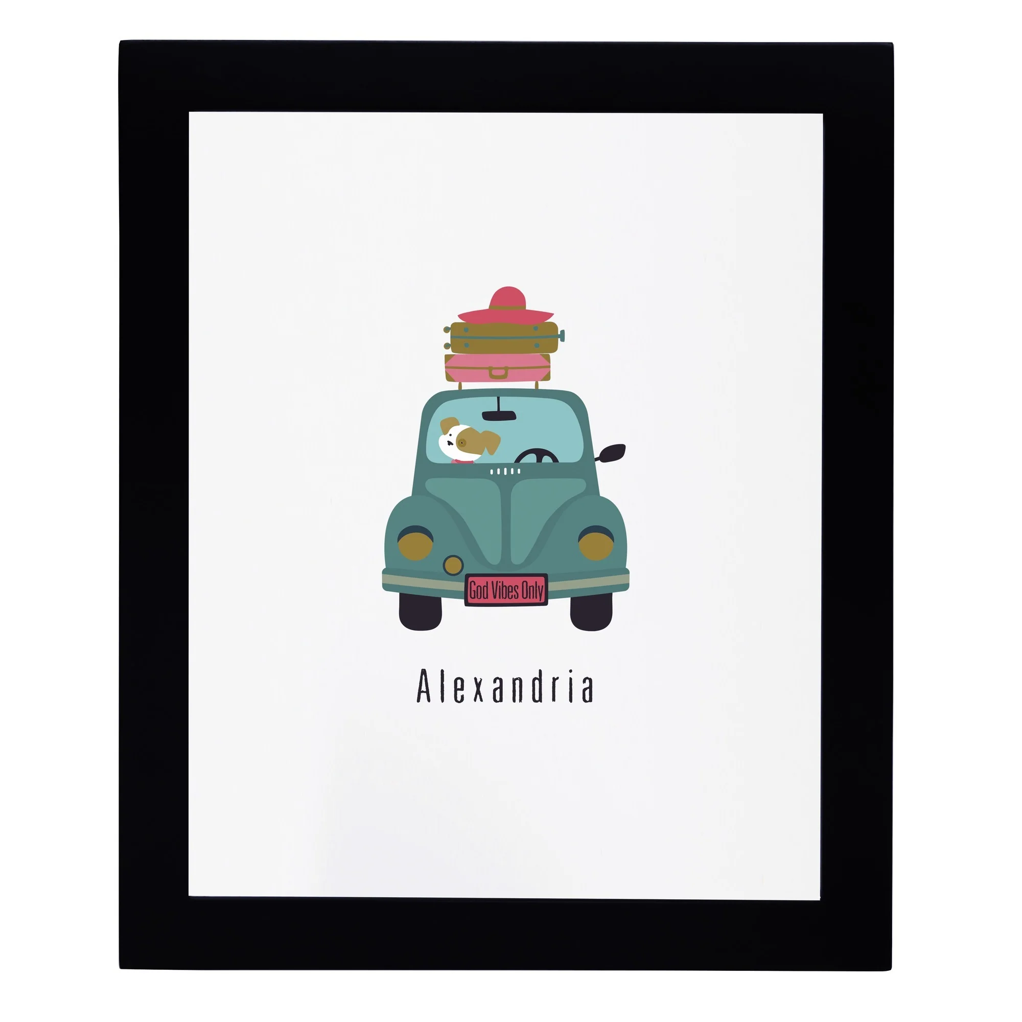 God Vibes Only Framed Art Print - 8x10" - Image 2