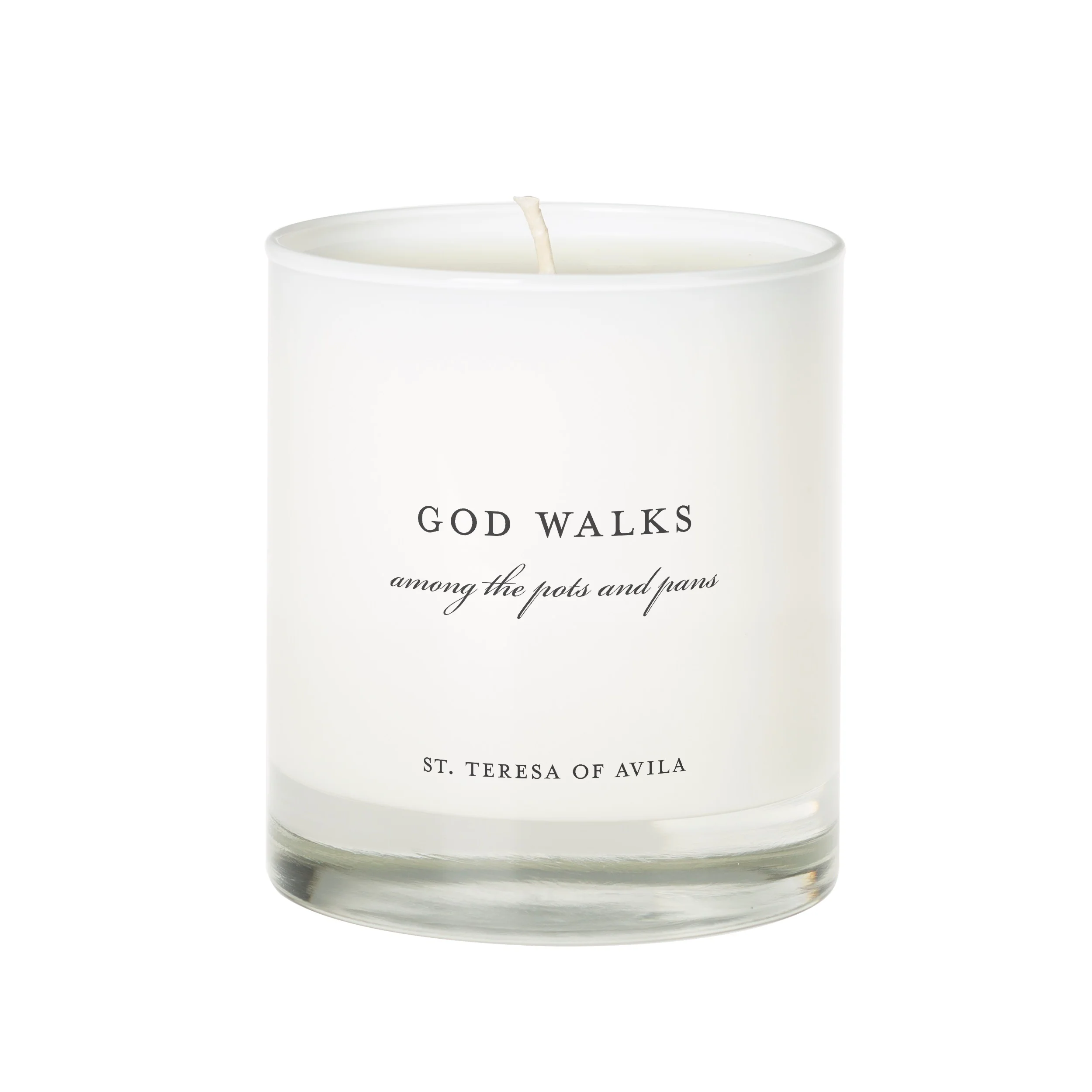 God Walks Among the Pots & Pans Scented Candle - Image 3
