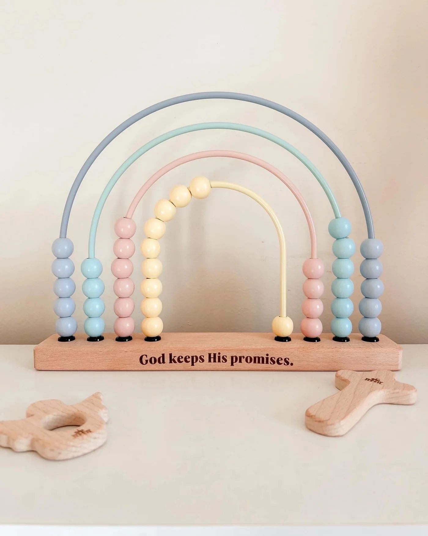 God's Promise Rainbow Abacus Toy