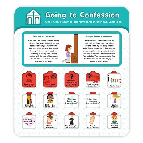 Going to Confession Activity Card