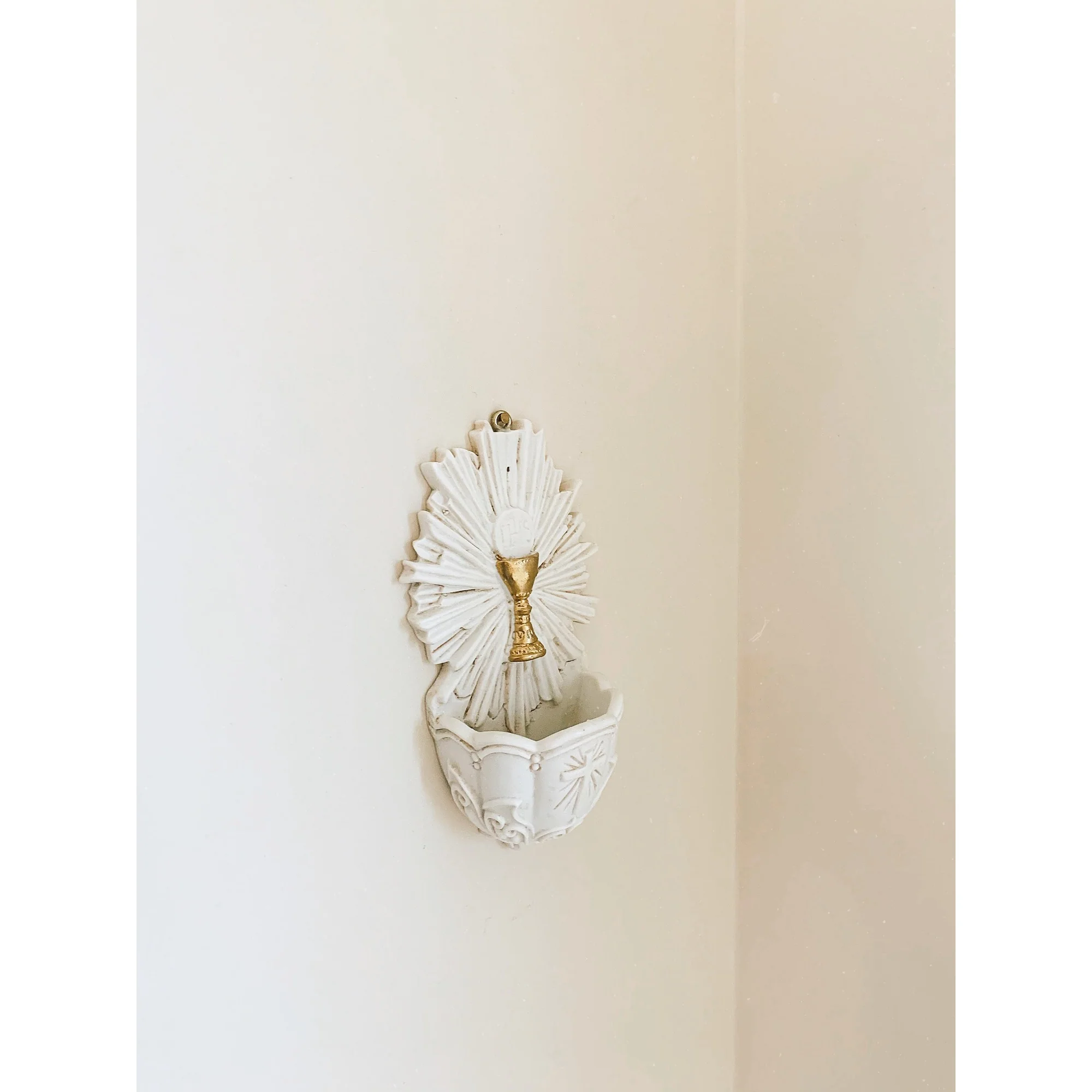 Gold Chalice Holy Water Font - Image 3