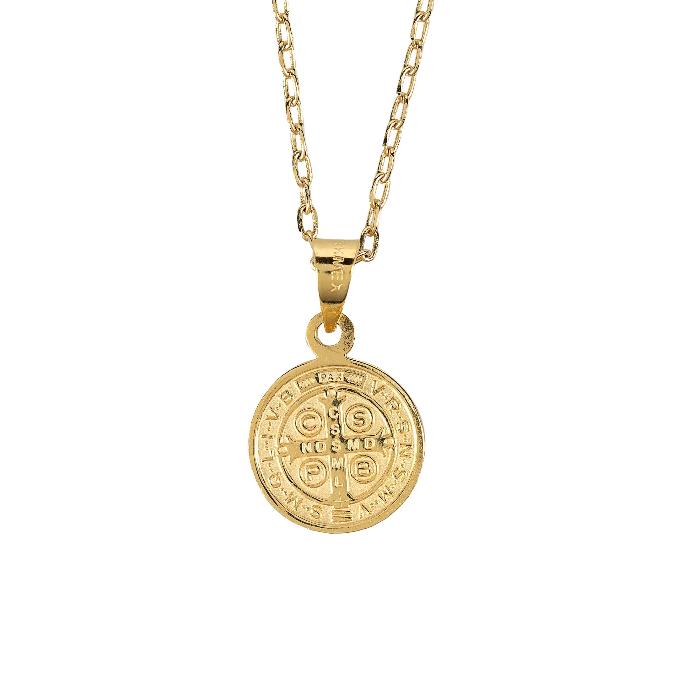 Gold Filled St. Benedict Jubilee Medal Necklace - Image 2
