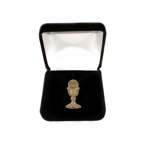 Gold First Communion Chalice Pin - Image 2