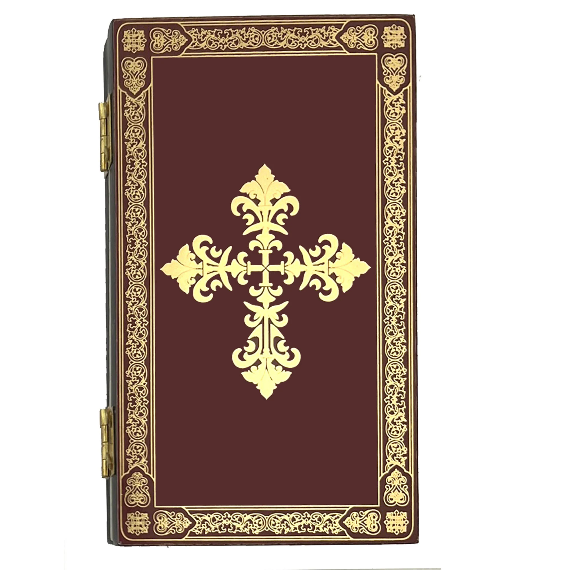 Gold Foiled St. Michael & Guardian Angel Diptych - 5" x 6" - Image 4
