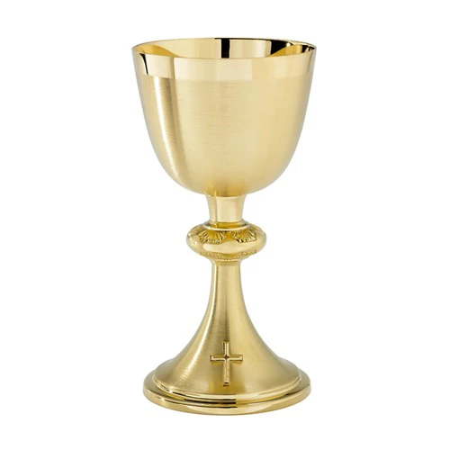 Gold Plated Chalice and Scale Paten Set