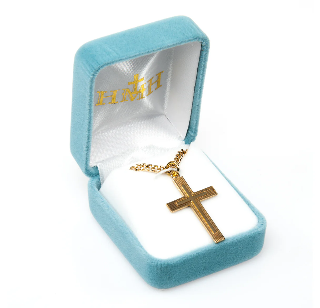 Gold Plated Layered Cross Necklace - Image 2