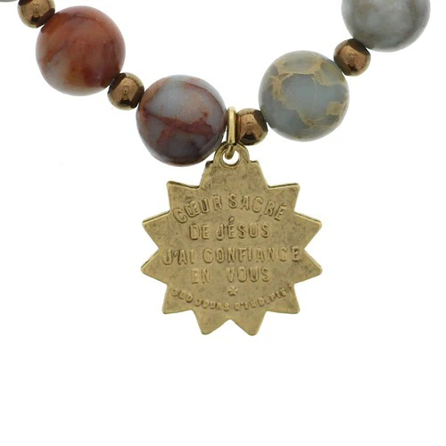 Gold Sacred Heart Bracelet - Image 2