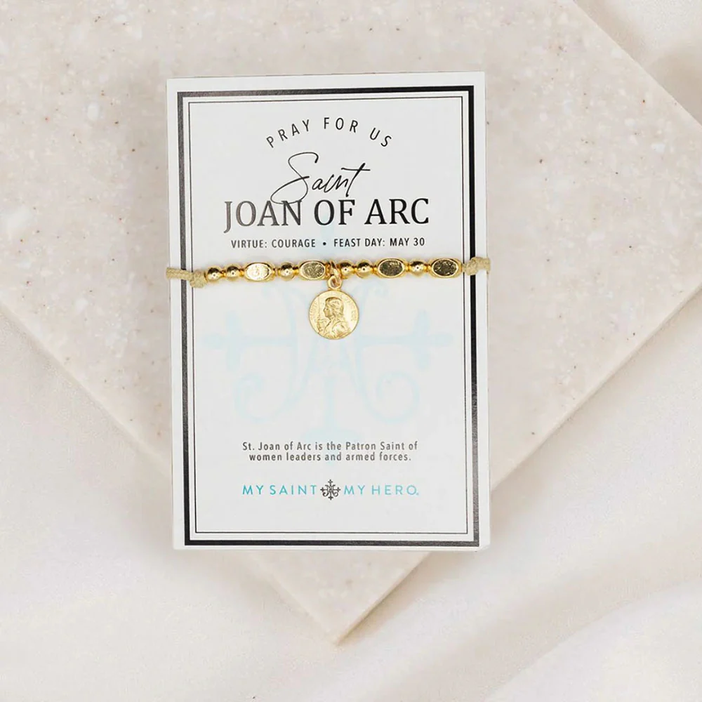 Gold St. Joan of Arc Little Saints Bracelet - Image 2