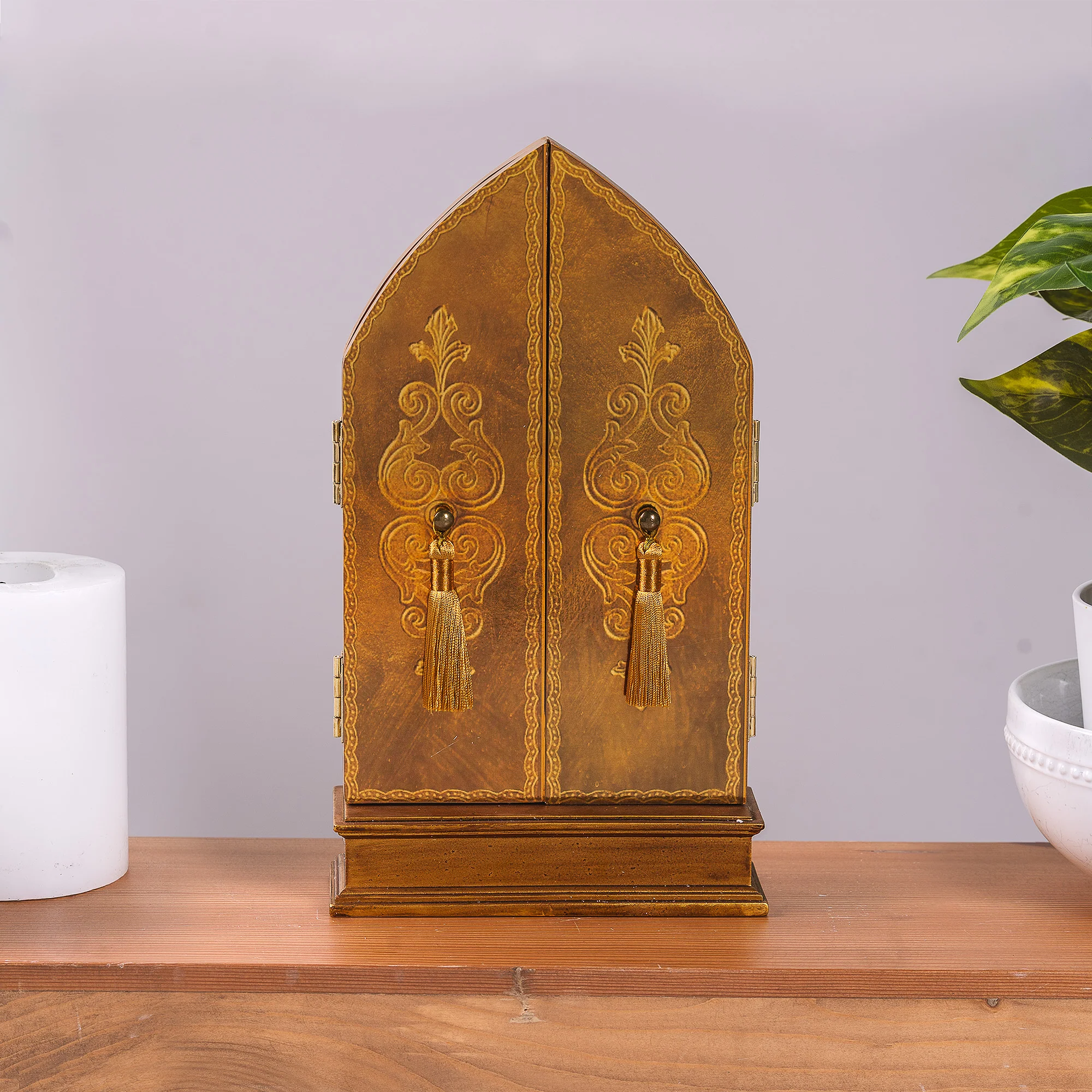 Golden Crucifiction Triptych - 10" - Image 2