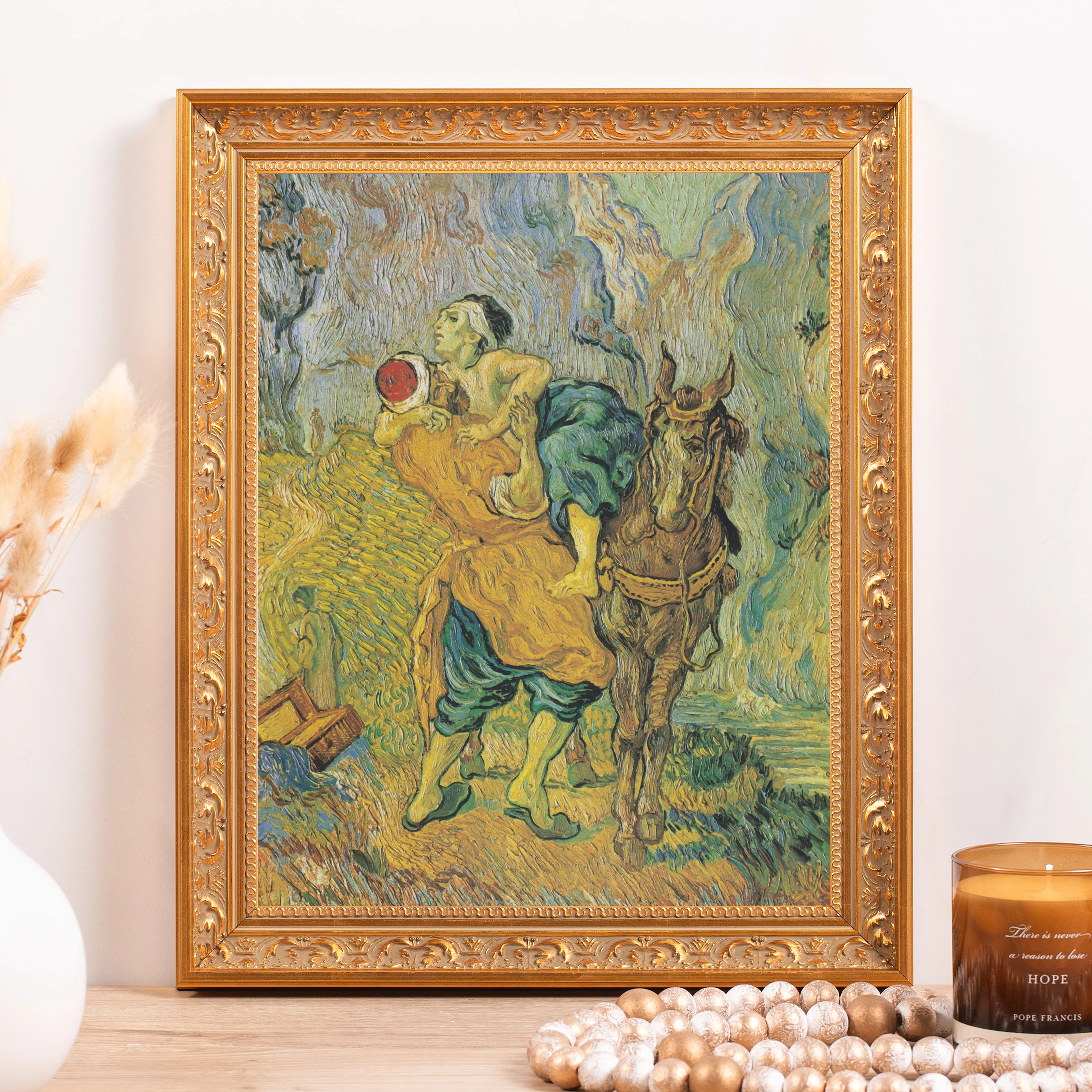 Good Samaritan Framed Canvas - Sacred Classics Collection