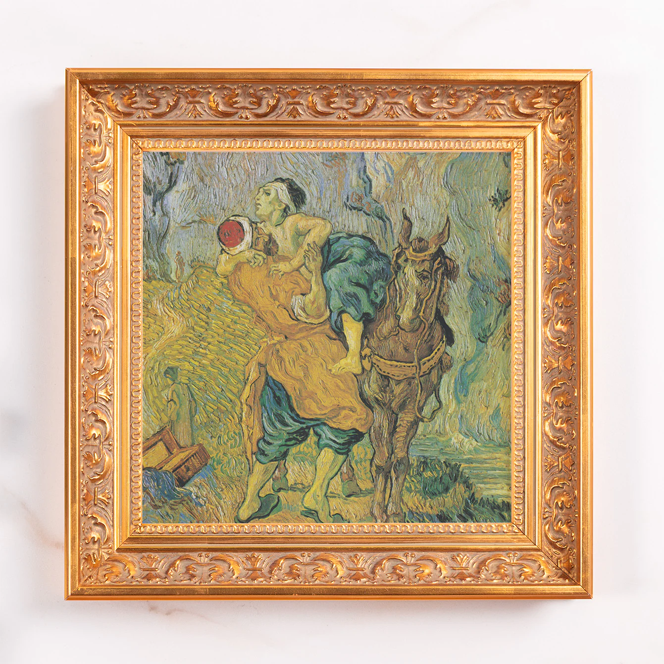 Good Samaritan Framed Canvas - Sacred Mini Collection