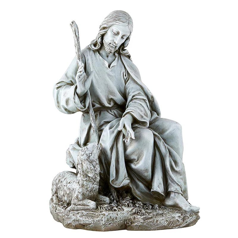 Good Shepherd Garden Statue - 17.5"