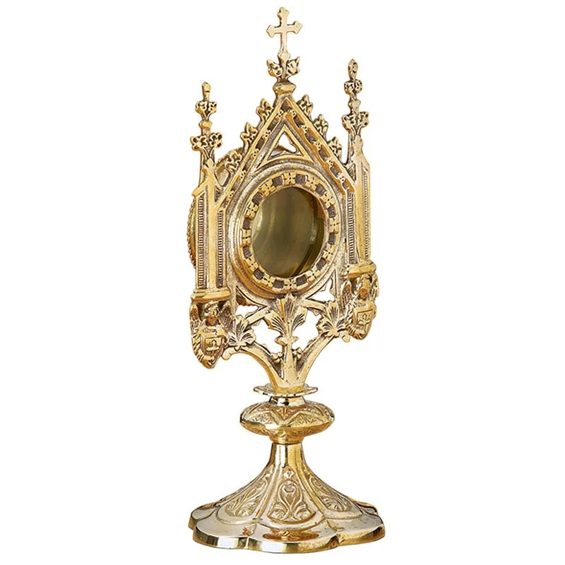 Gothic Cathedral Brass Reliquary