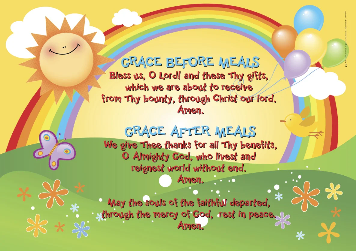 Grace Before & After Meals Placemat - Image 2