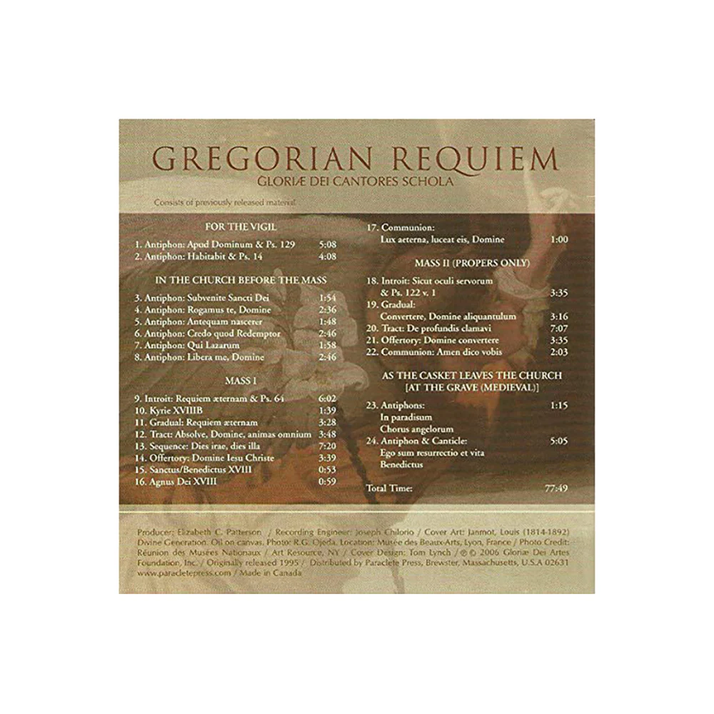 Gregorian Requiem: Chants of the Requiem Mass - Image 2